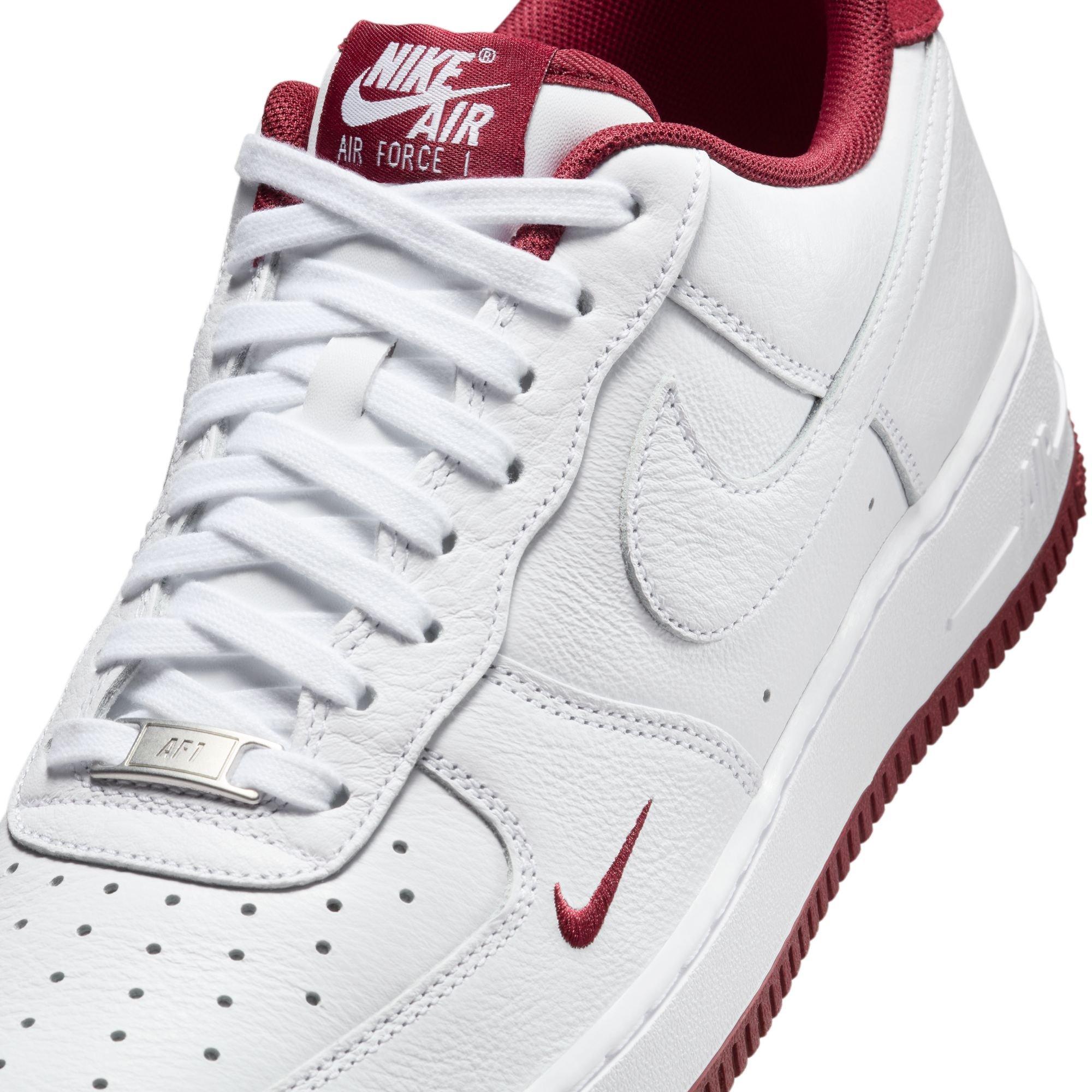 Nike Air Force 1 '07 LV8 "White/Team Red" Men's Shoe - WHITE/RED Thumbnail View 9