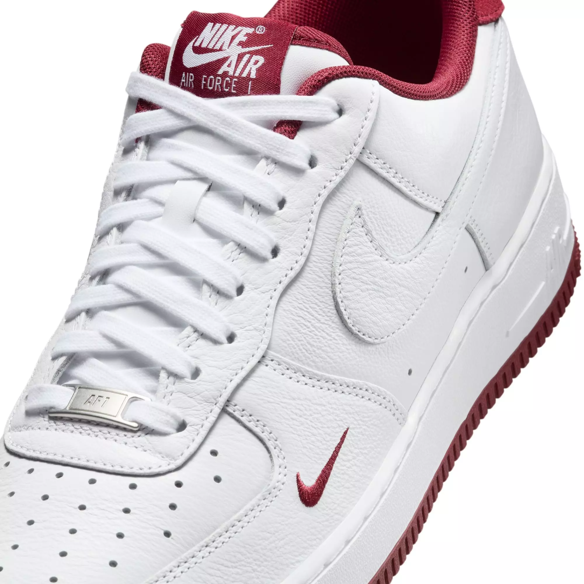 Nike Air Force 1 '07 LV8 "White/Team Red" Men's Shoe - WHITE/RED