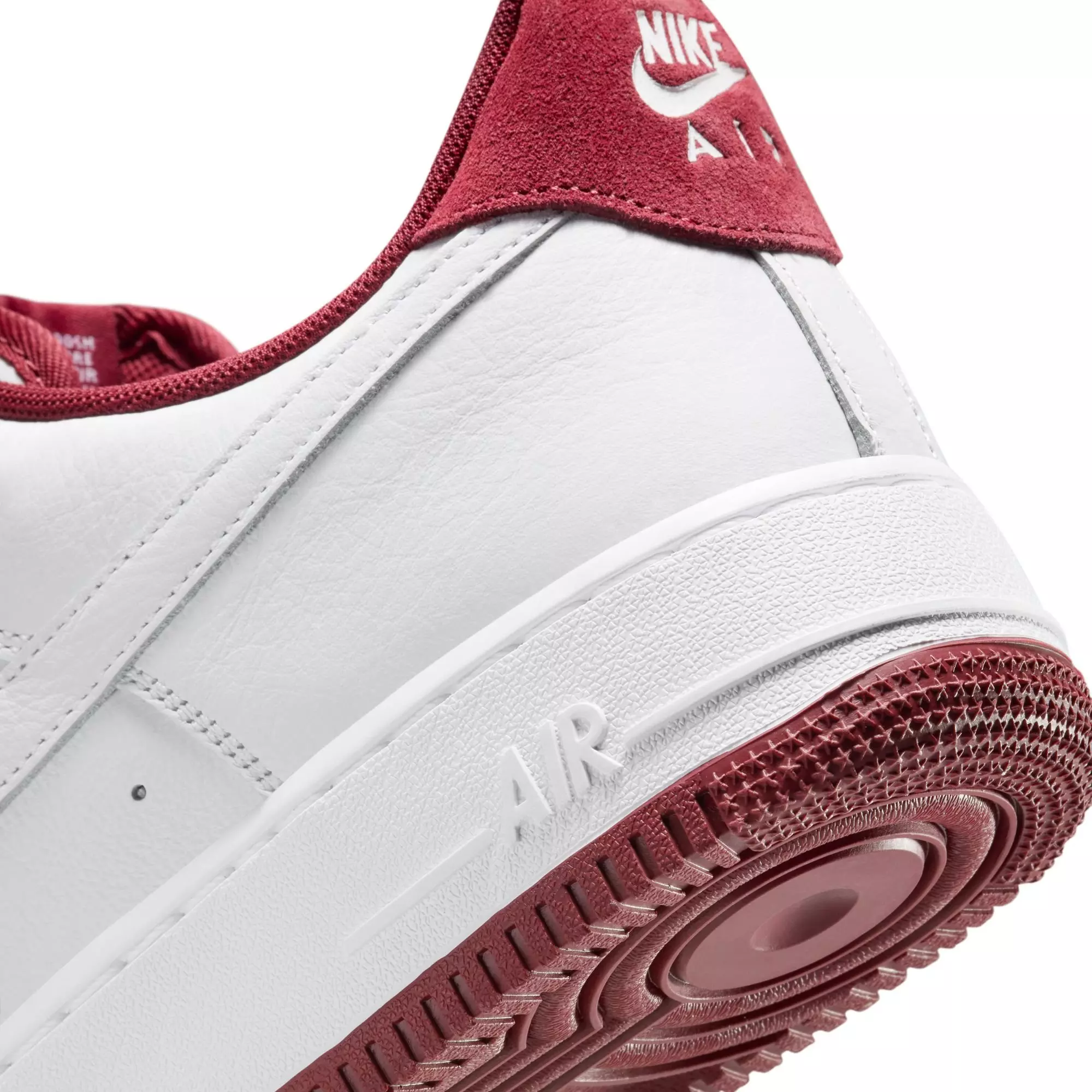 Nike Air Force 1 '07 LV8 "White/Team Red" Men's Shoe - WHITE/RED