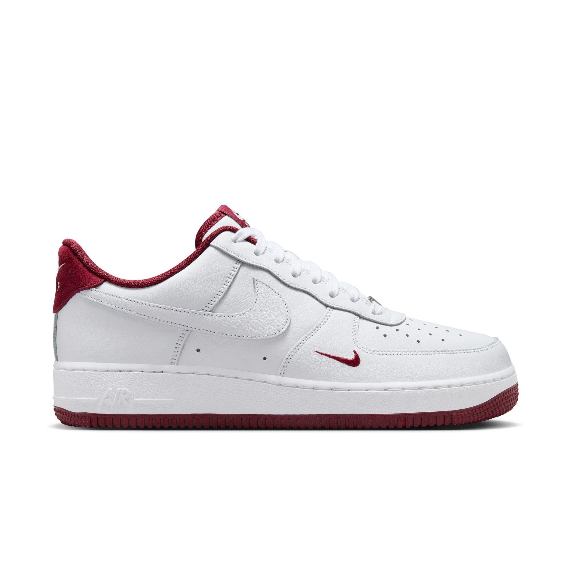 Nike Air Force 1 '07 LV8 "White/Team Red" Men's Shoe - WHITE/RED