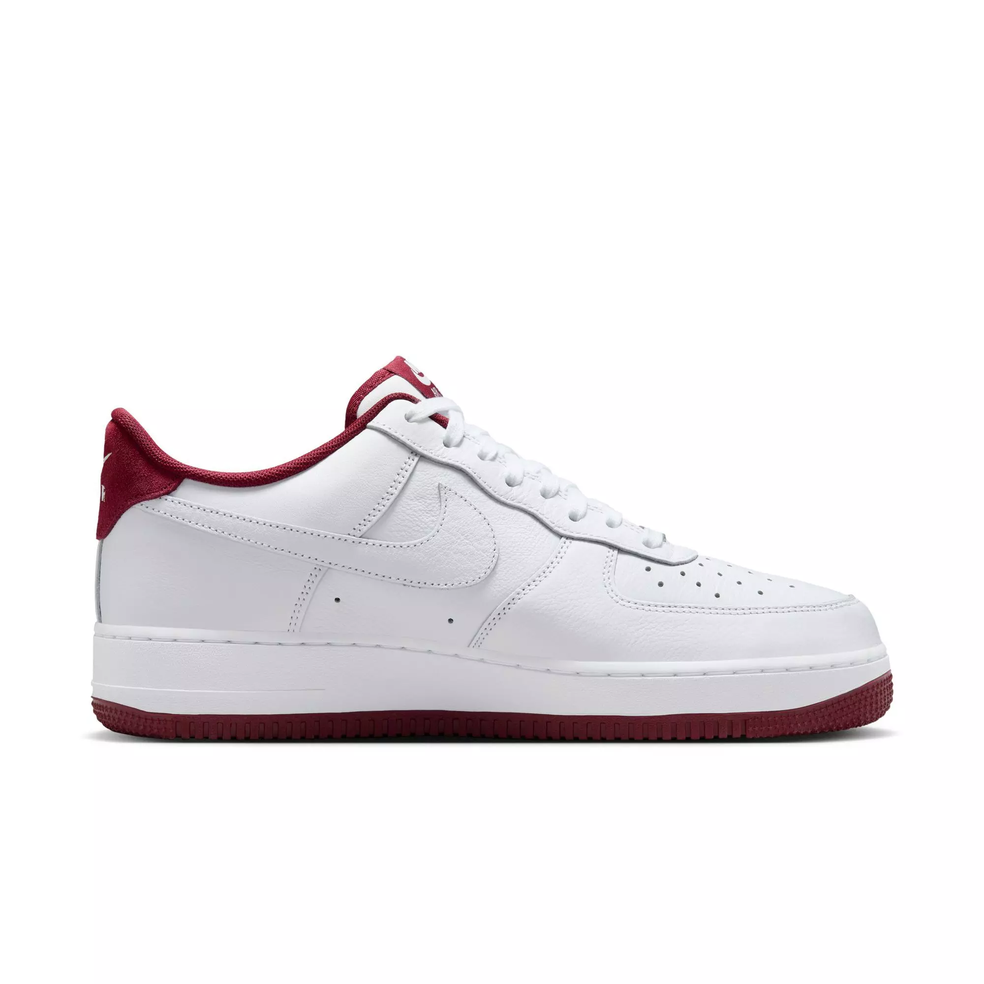 Nike Air Force 1 '07 LV8 "White/Team Red" Men's Shoe - WHITE/RED