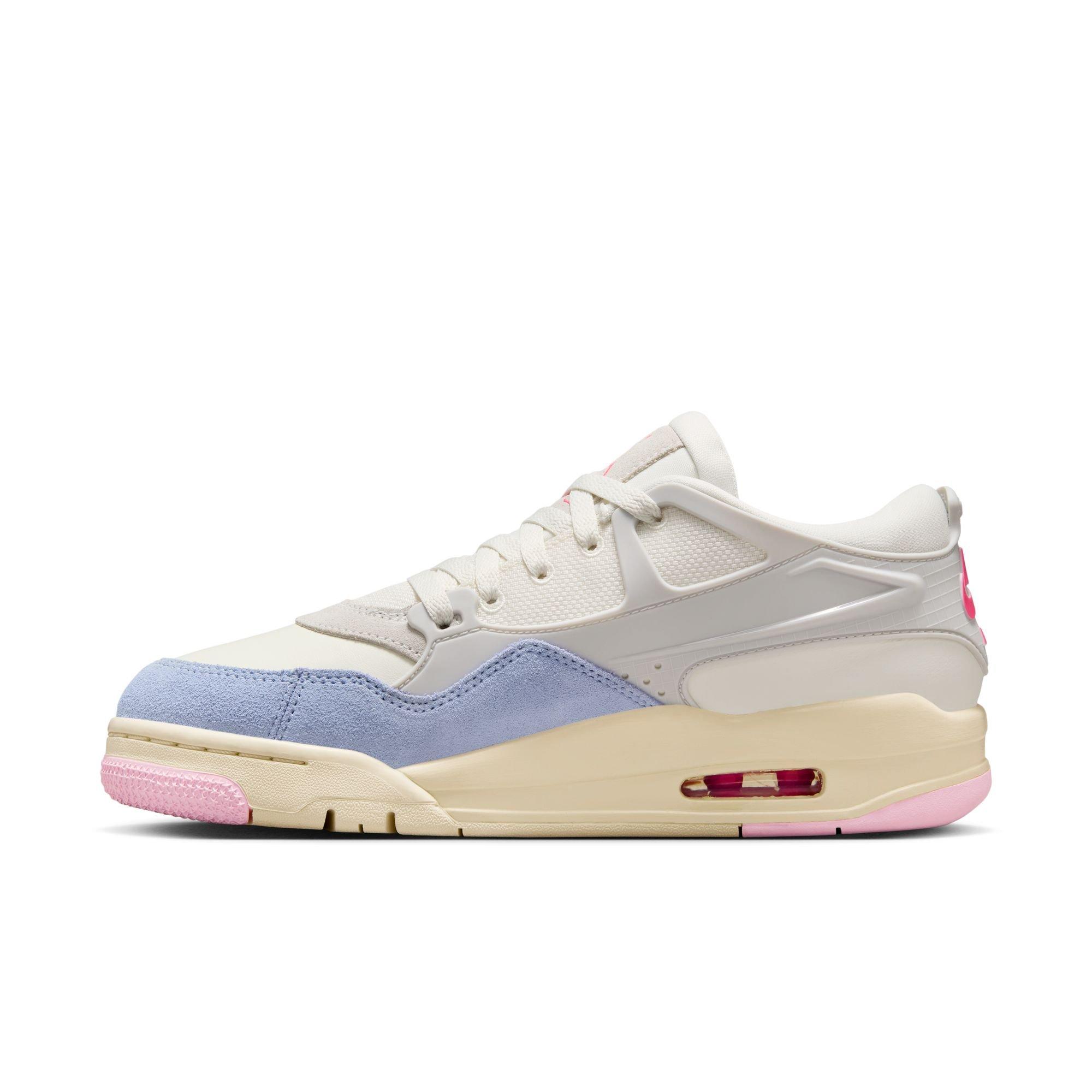 Jordan 4 RM "Photon Dust/Hyper Pink/Sail/Coconut Milk" Women's Shoe - OFF-WHITE/BLUE Thumbnail View 4