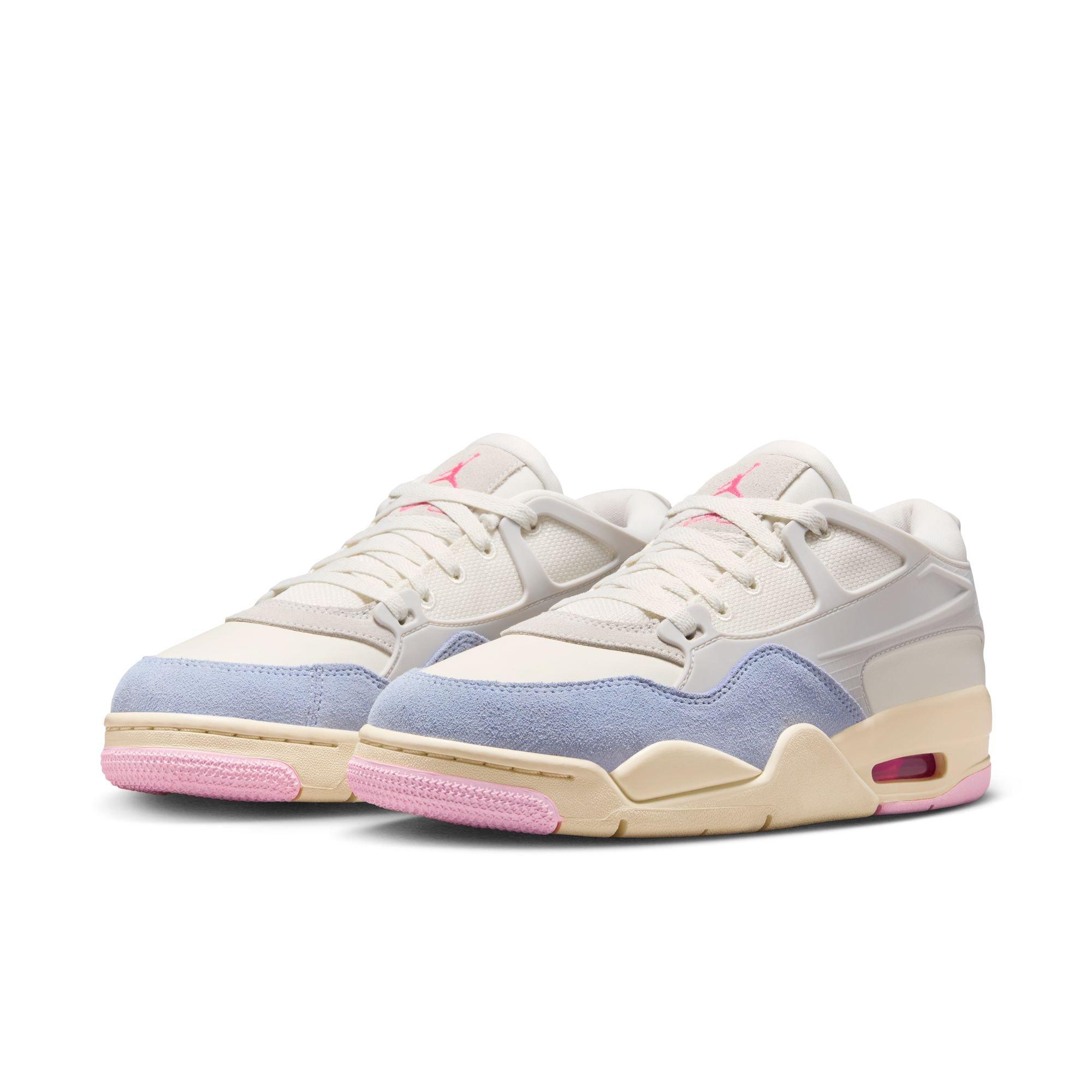 Jordan 4 RM "Photon Dust/Hyper Pink/Sail/Coconut Milk" Women's Shoe - OFF-WHITE/BLUE Thumbnail View 5