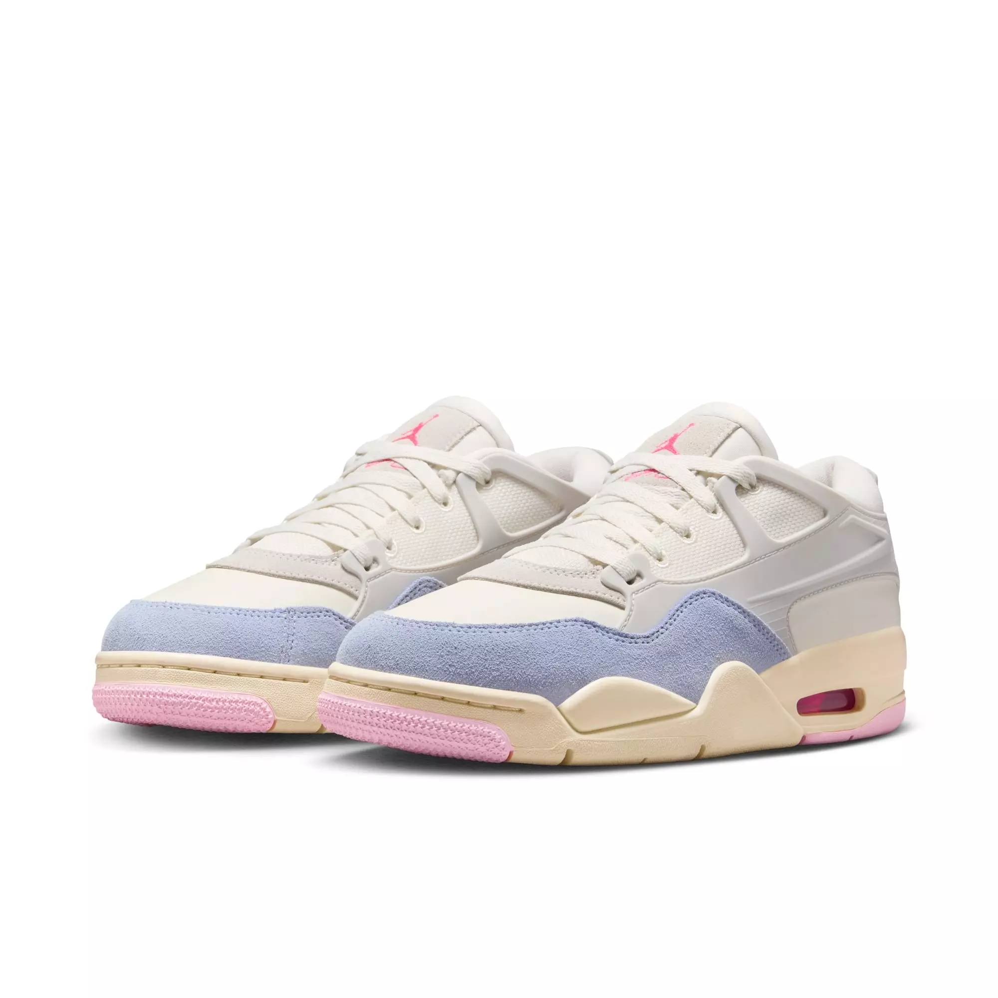 Jordan 4 RM "Photon Dust/Hyper Pink/Sail/Coconut Milk" Women's Shoe - OFF-WHITE/BLUE