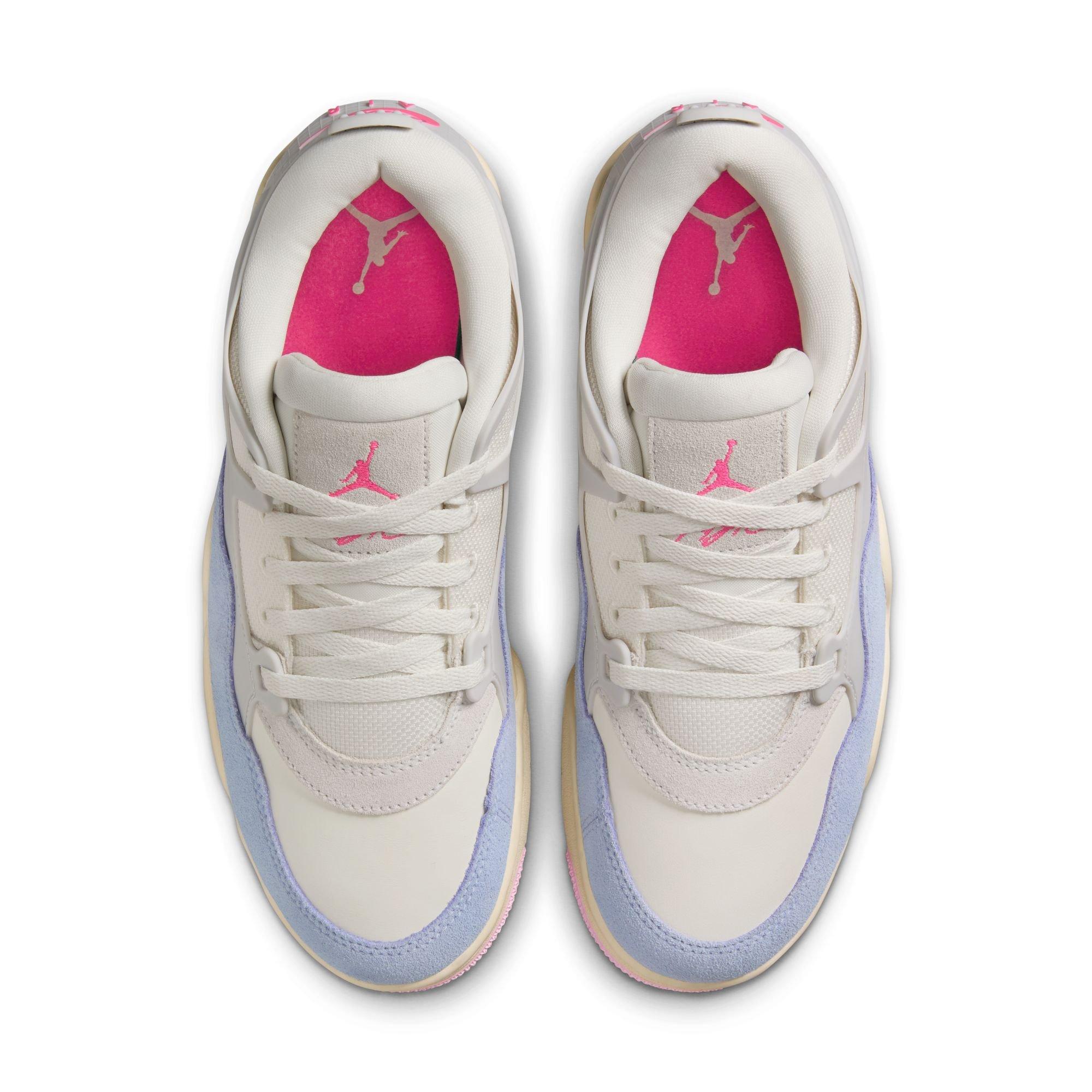 Jordan 4 RM "Photon Dust/Hyper Pink/Sail/Coconut Milk" Women's Shoe - OFF-WHITE/BLUE Thumbnail View 6