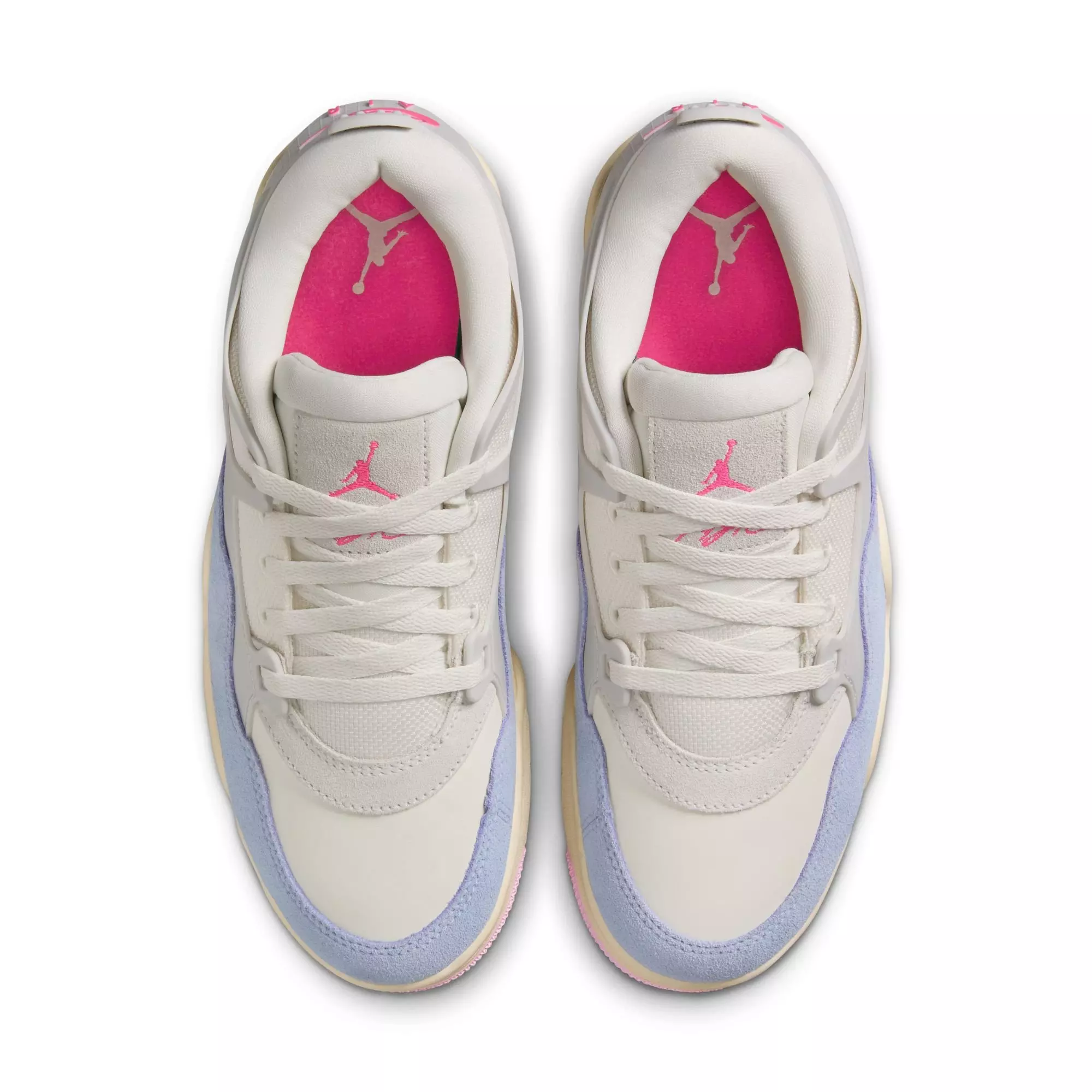 Jordan 4 RM "Photon Dust/Hyper Pink/Sail/Coconut Milk" Women's Shoe - OFF-WHITE/BLUE