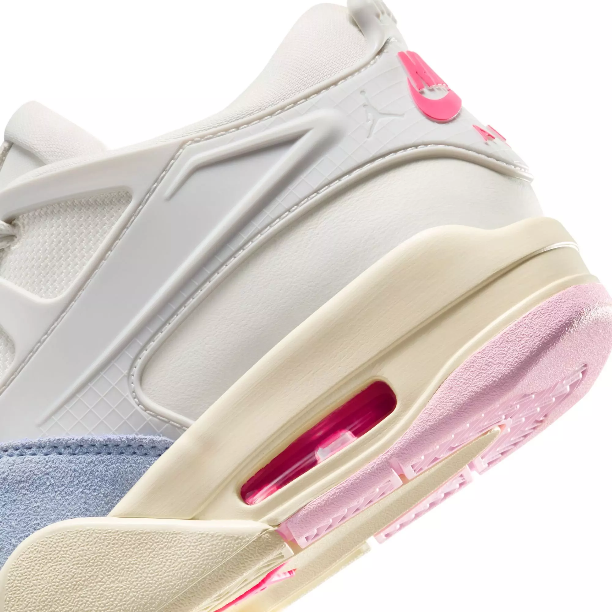 Jordan 4 RM "Photon Dust/Hyper Pink/Sail/Coconut Milk" Women's Shoe - OFF-WHITE/BLUE