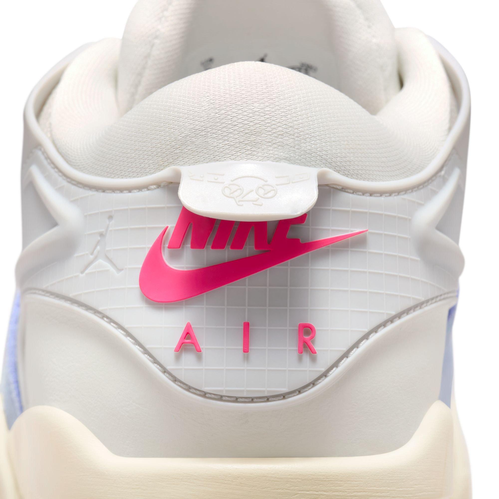 Jordan 4 RM "Photon Dust/Hyper Pink/Sail/Coconut Milk" Women's Shoe - OFF-WHITE/BLUE Thumbnail View 11