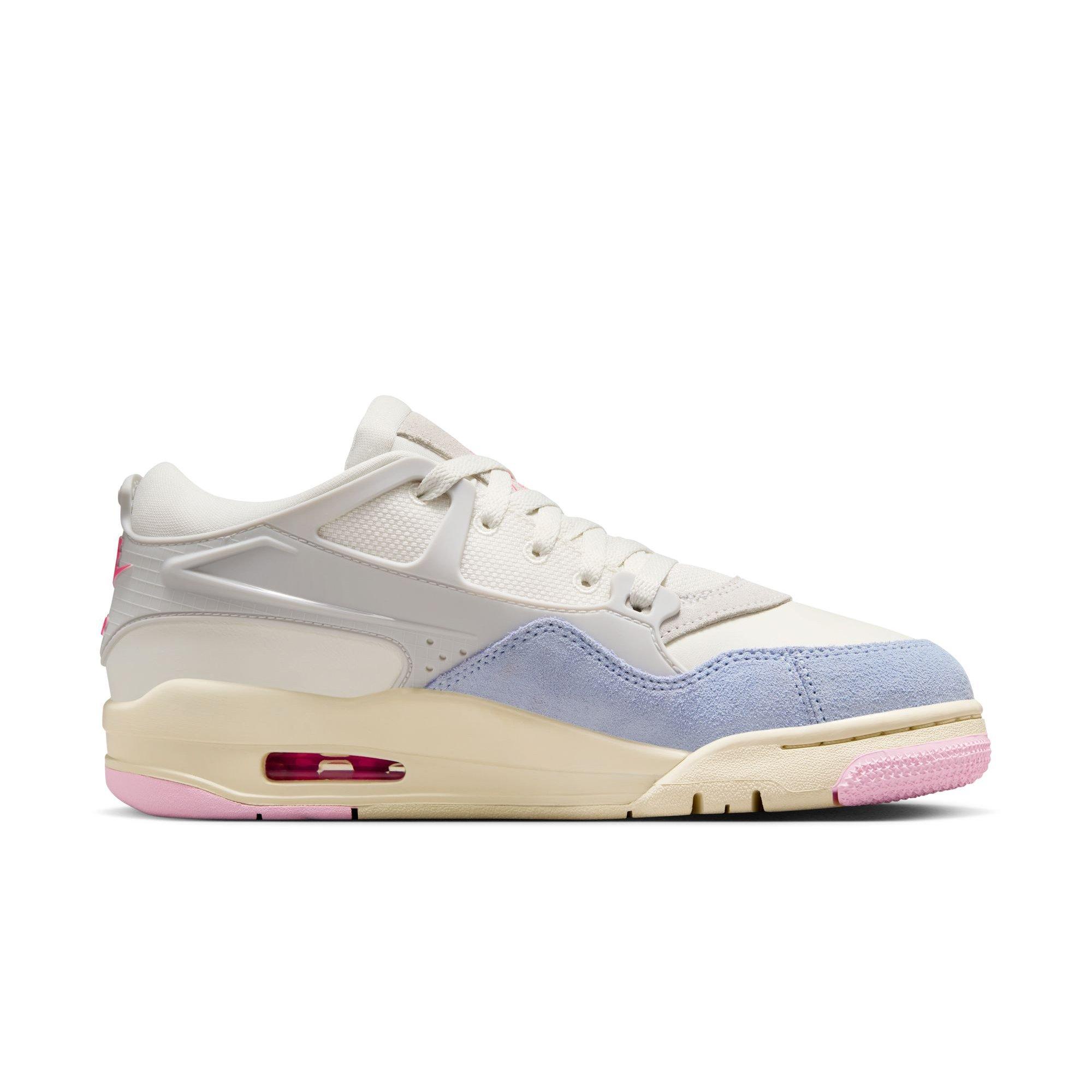 Jordan 4 RM "Photon Dust/Hyper Pink/Sail/Coconut Milk" Women's Shoe - OFF-WHITE/BLUE Thumbnail View 2
