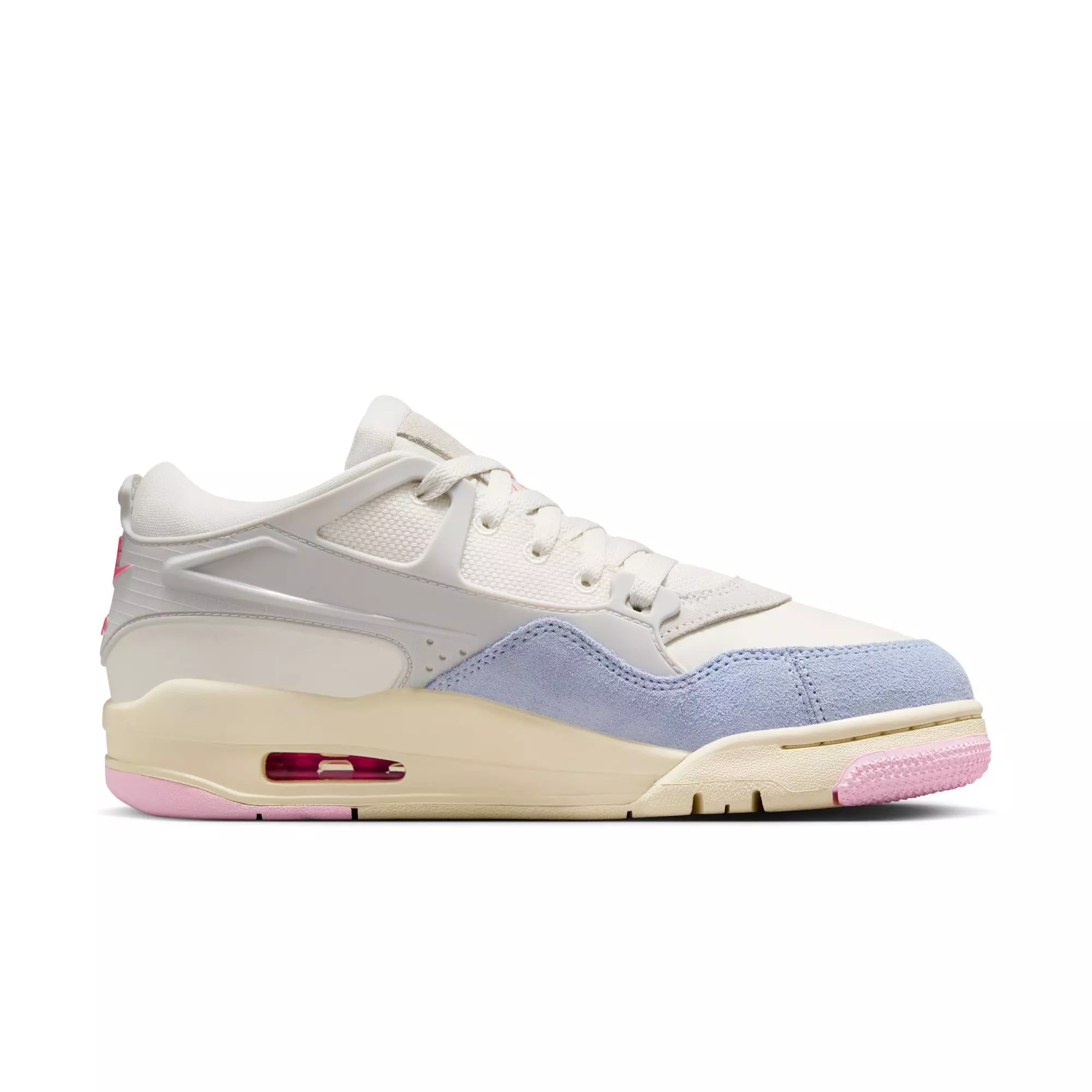 Jordan 4 RM "Photon Dust/Hyper Pink/Sail/Coconut Milk" Women's Shoe - OFF-WHITE/BLUE