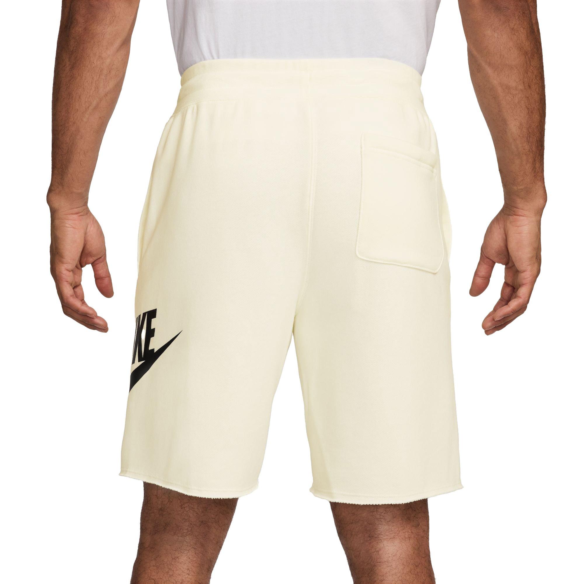 Nike Men's Club French Terry Alumni Shorts - Sail - SAIL Thumbnail View 2