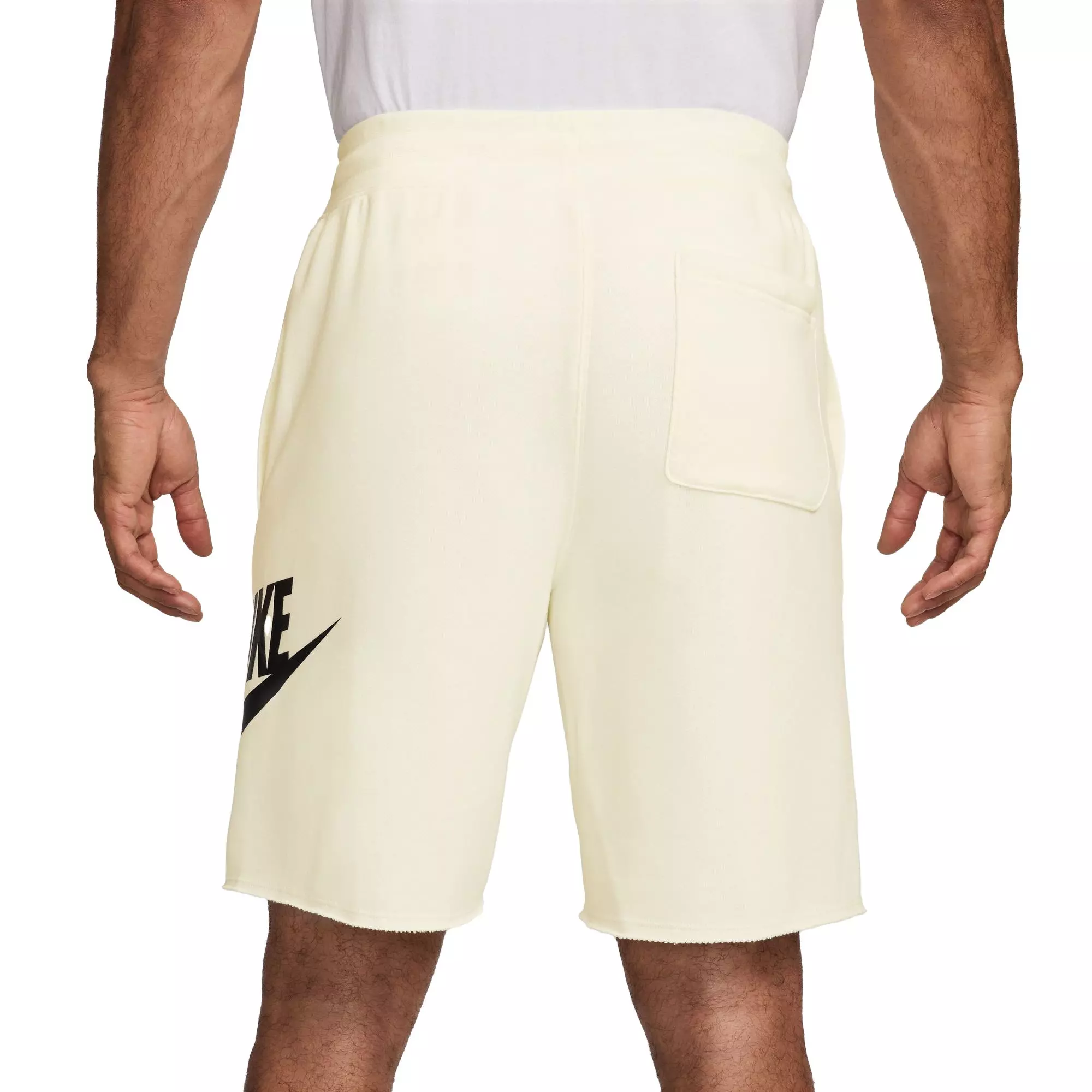Nike Men's Club French Terry Alumni Shorts-Sail - SAIL