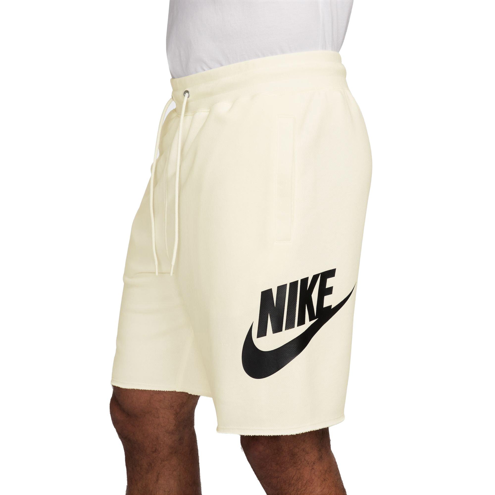 Nike Men's Club French Terry Alumni Shorts - Sail - SAIL Thumbnail View 3