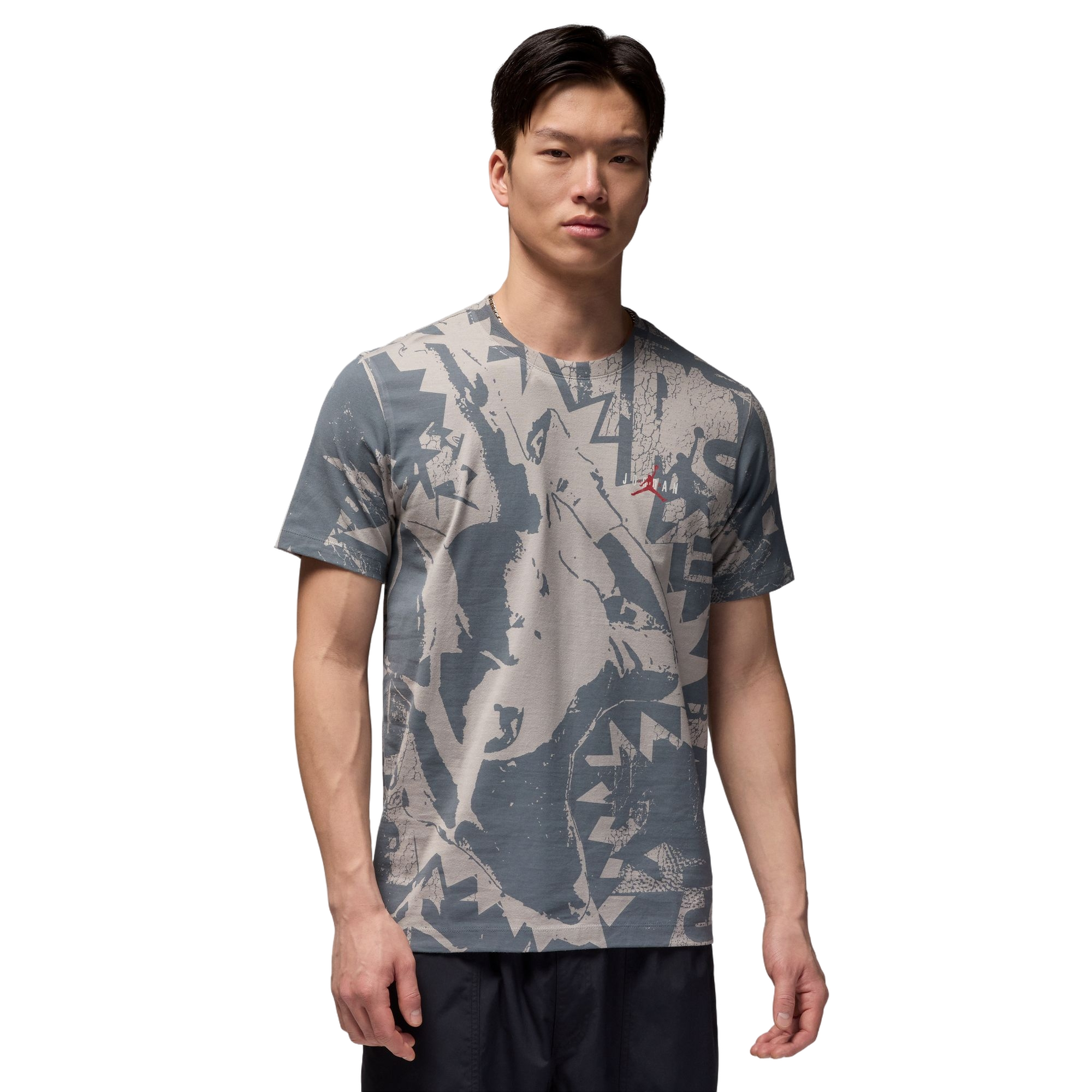 Jordan Men's Crewneck Tee - GREY Thumbnail View 1