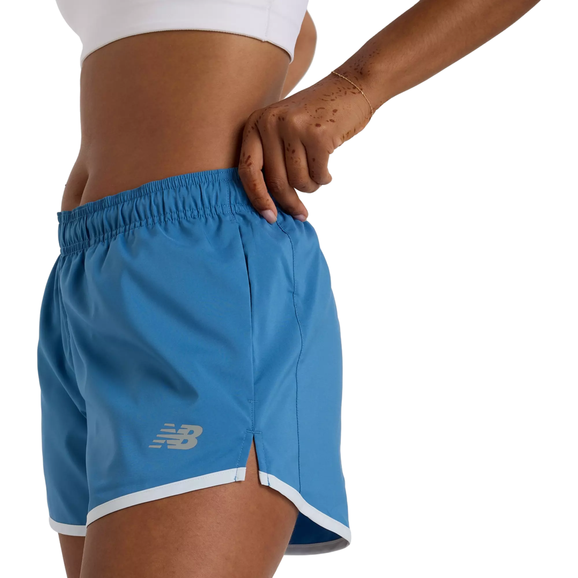 New Balance Women's Sport Essentials 3" Shorts - BLUE