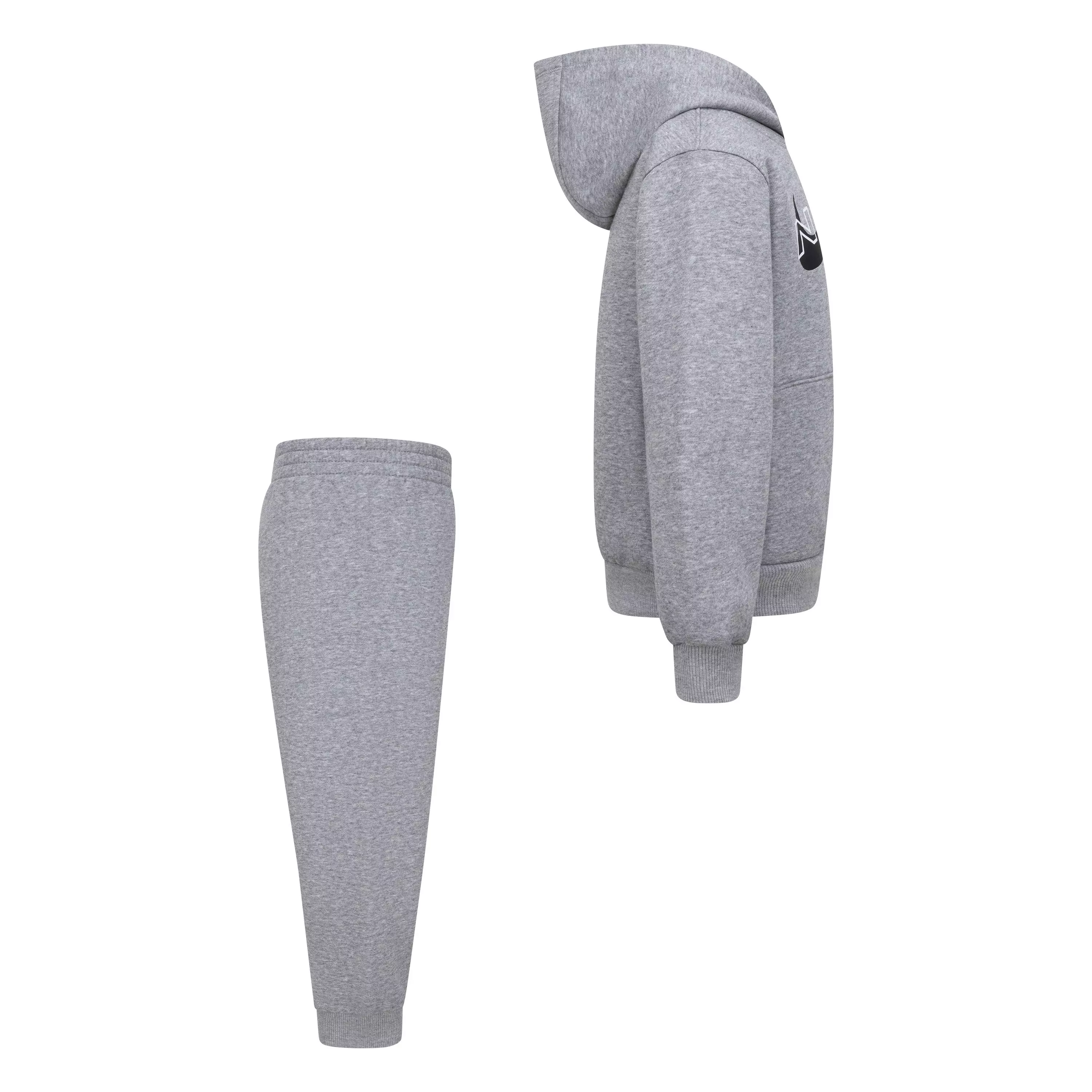 Nike Little Boys' Club Fleece Hoodie Set - Grey - GREY