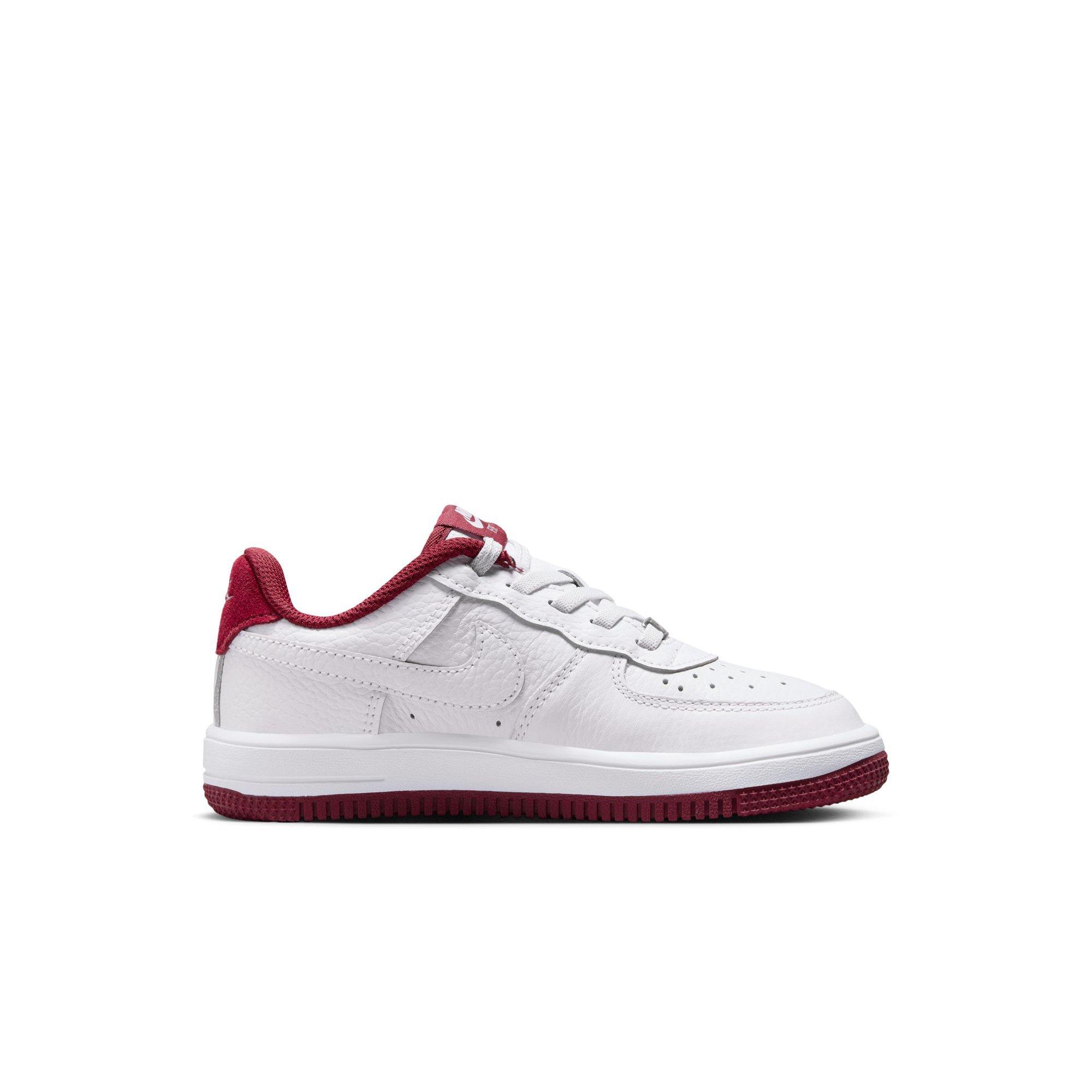 Nike Air Force 1 Low EasyOn LV8 3 Preschool Boys' "White/Team Red" Shoe