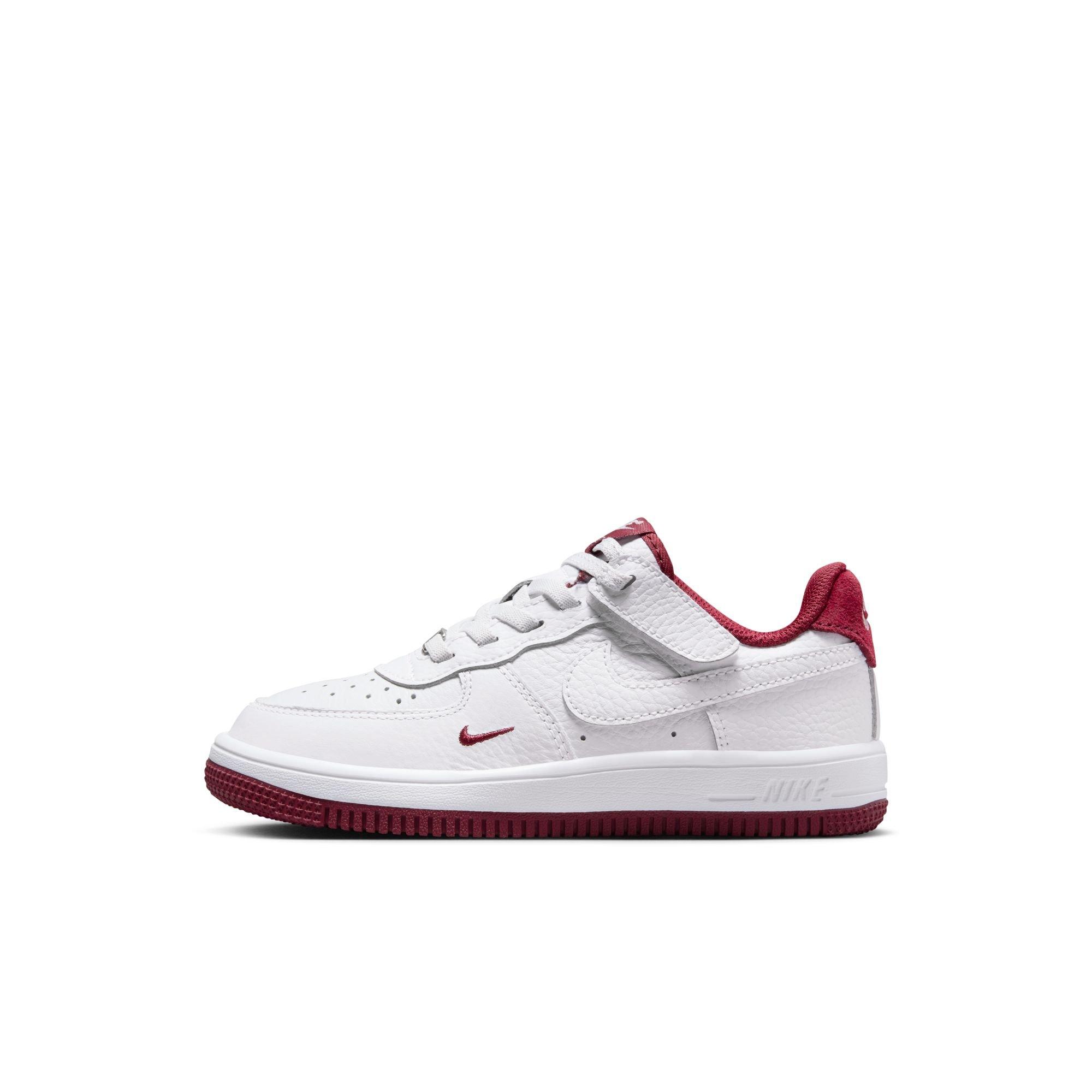 Nike Air Force 1 Low EasyOn LV8 3 Toddler Boys' "White/Team Red" Shoe