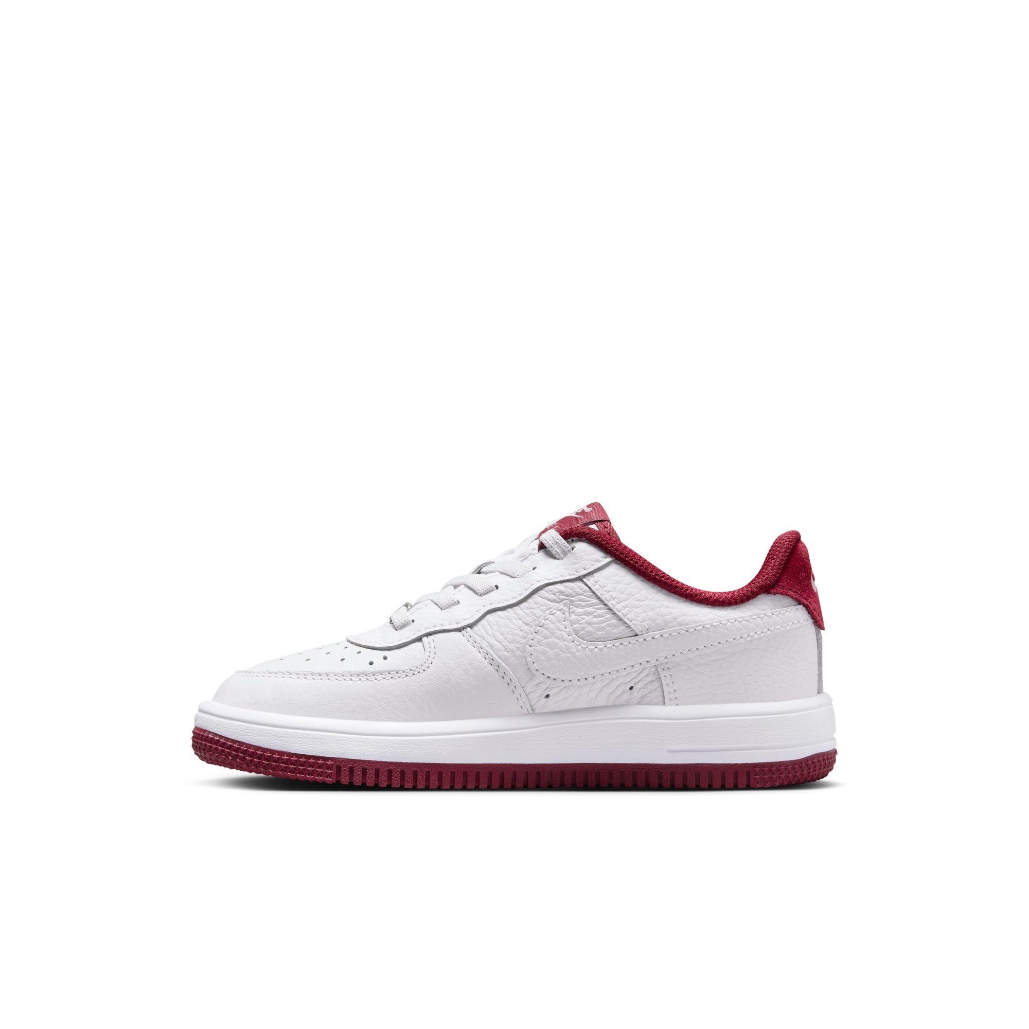 Nike Air Force 1 Low EasyOn LV8 3 Toddler Boys' "White/Team Red" Shoe