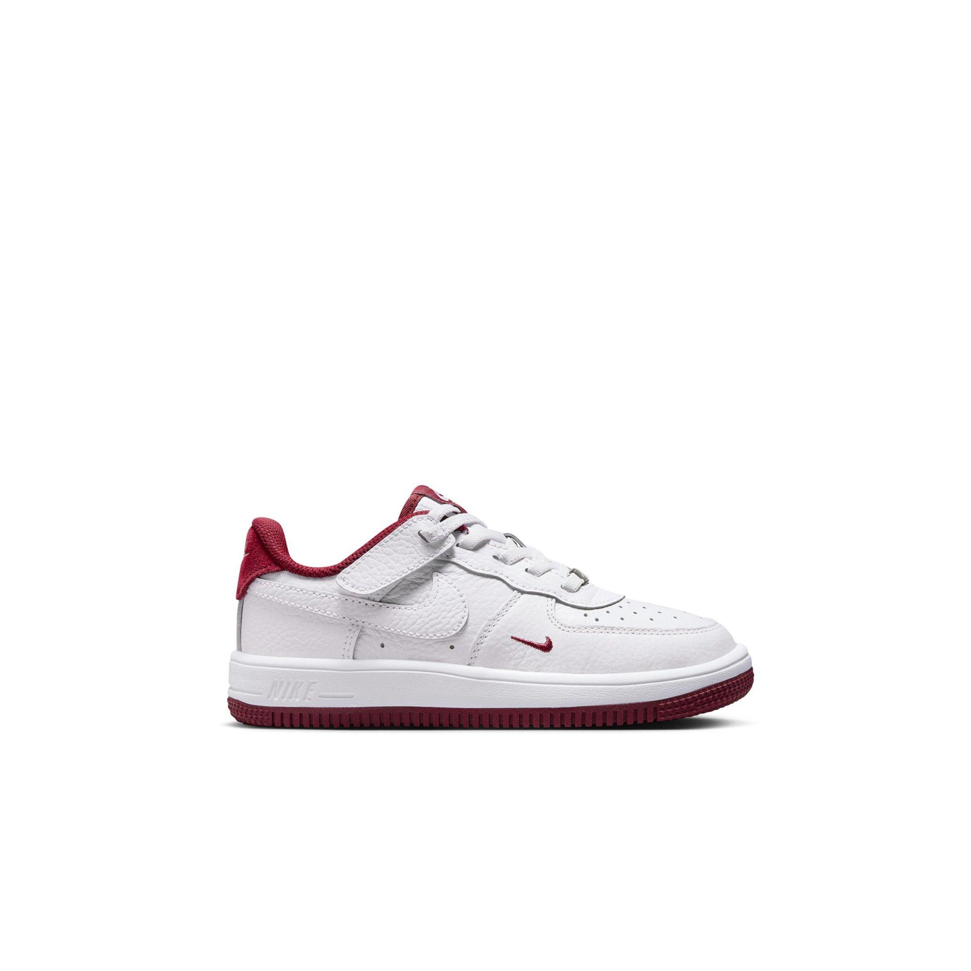 Nike Air Force 1 Low EasyOn LV8 3 Toddler Boys' "White/Team Red" Shoe