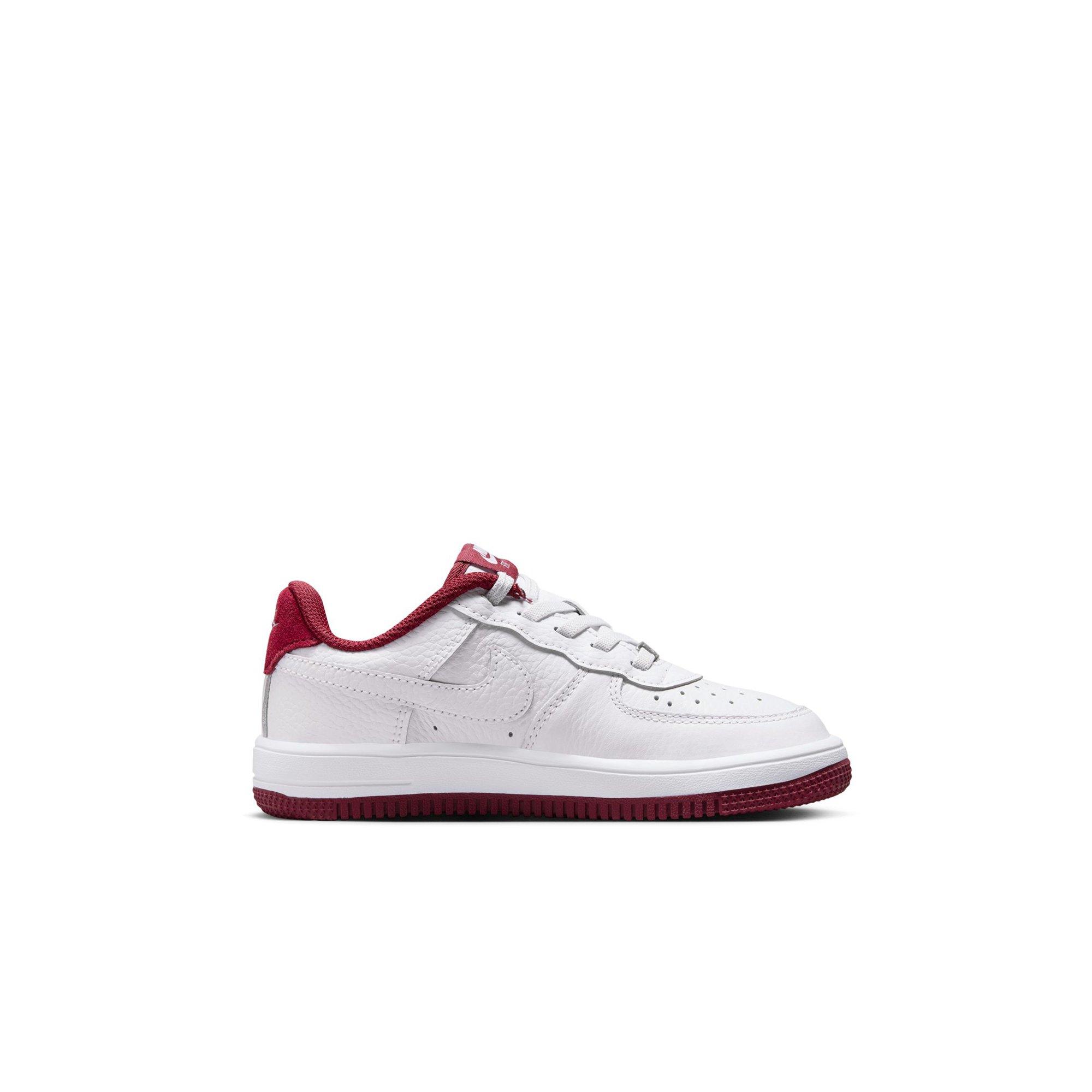 Nike Air Force 1 Low EasyOn LV8 3 Toddler Boys' "White/Team Red" Shoe