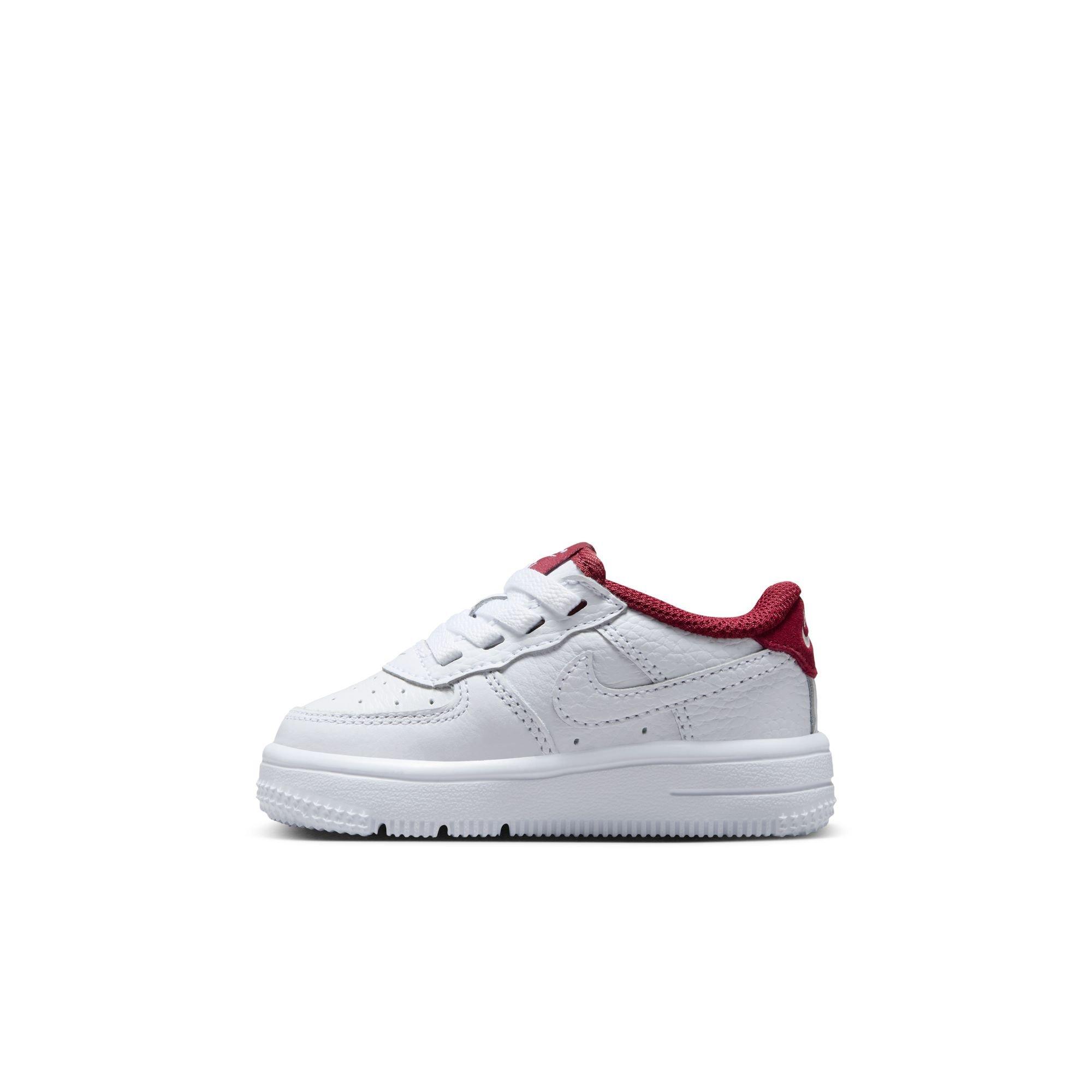 Nike Air Force 1 Low LV8 EasyOn Toddler Boys' "White/Team Red" Shoe