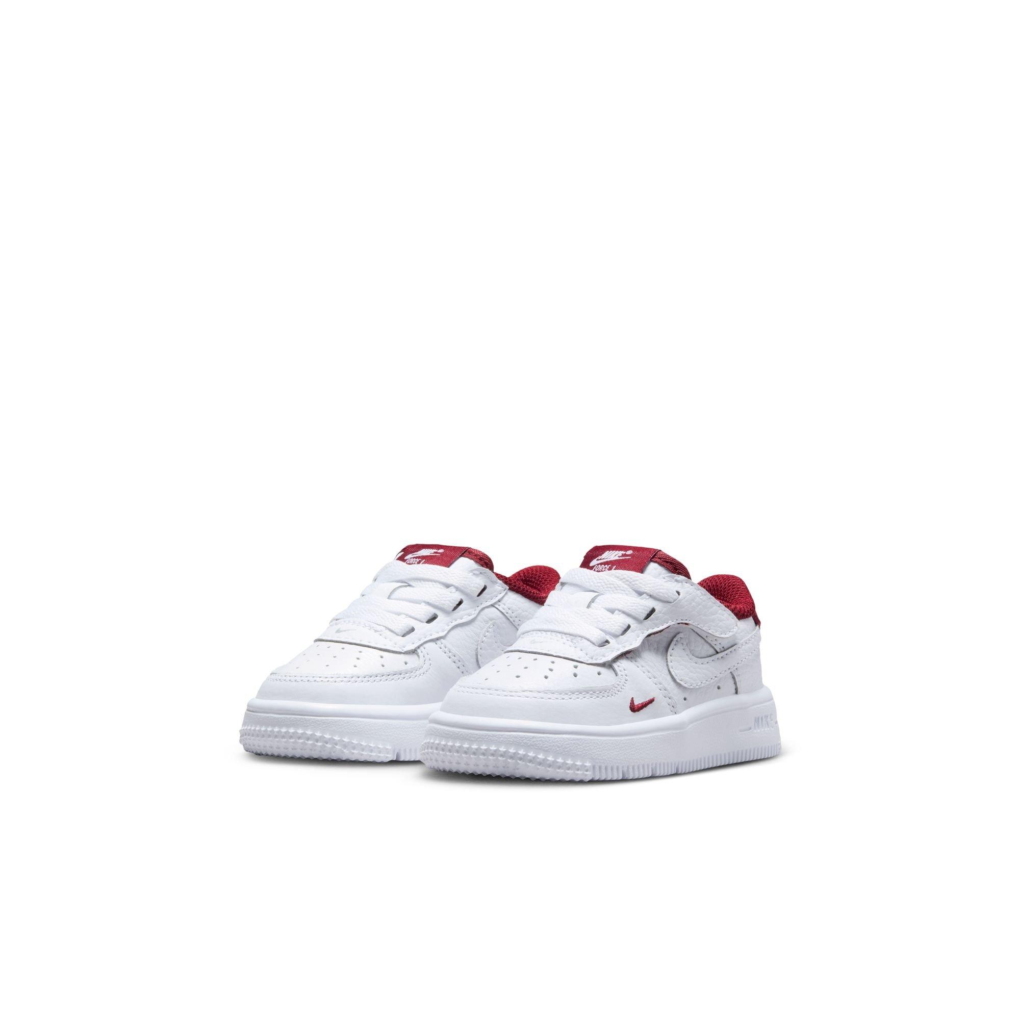 Nike Air Force 1 Low LV8 EasyOn Toddler Boys' "White/Team Red" Shoe