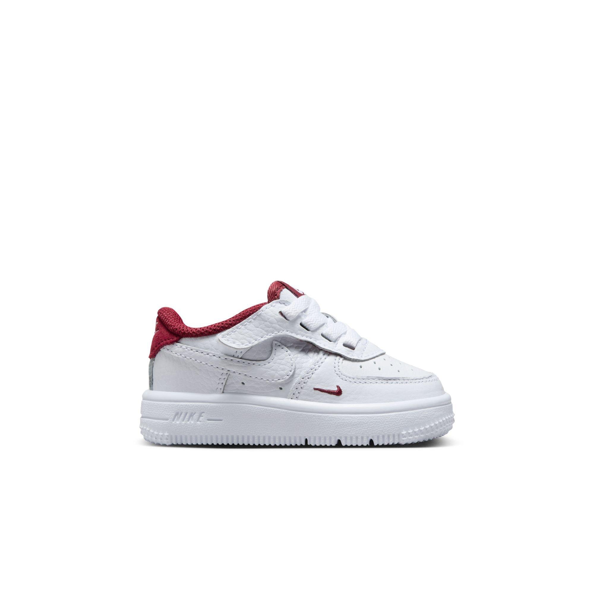 Nike Air Force 1 Low LV8 EasyOn Toddler Boys' "White/Team Red" Shoe