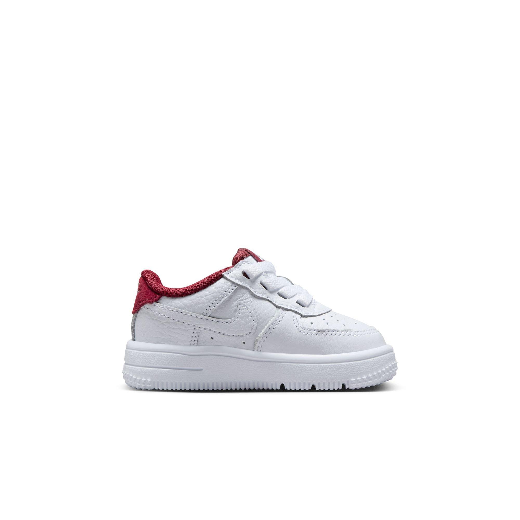 Nike Air Force 1 Low LV8 EasyOn Toddler Boys' "White/Team Red" Shoe