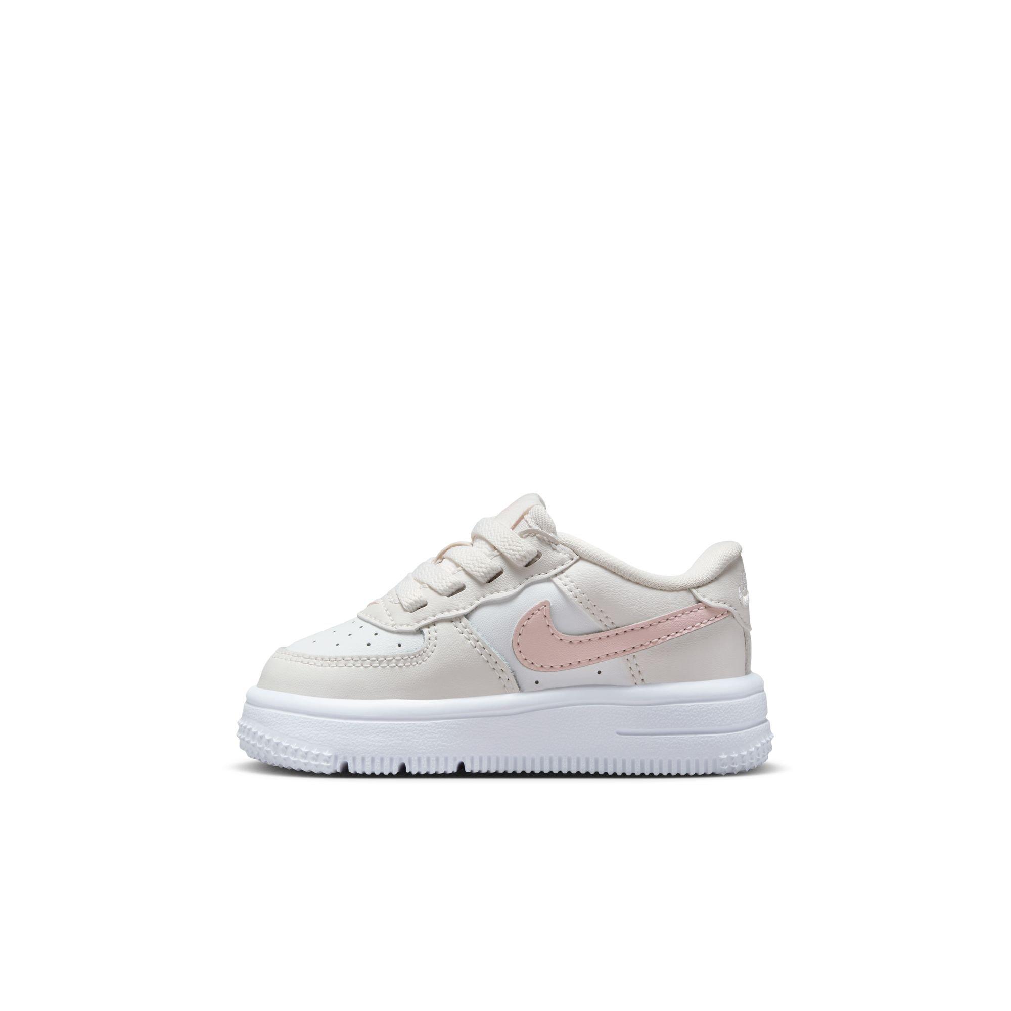 Nike Air Force 1 Low EasyOn Toddler Girls' "Phantom/Echo Pink/Summit White" Shoe