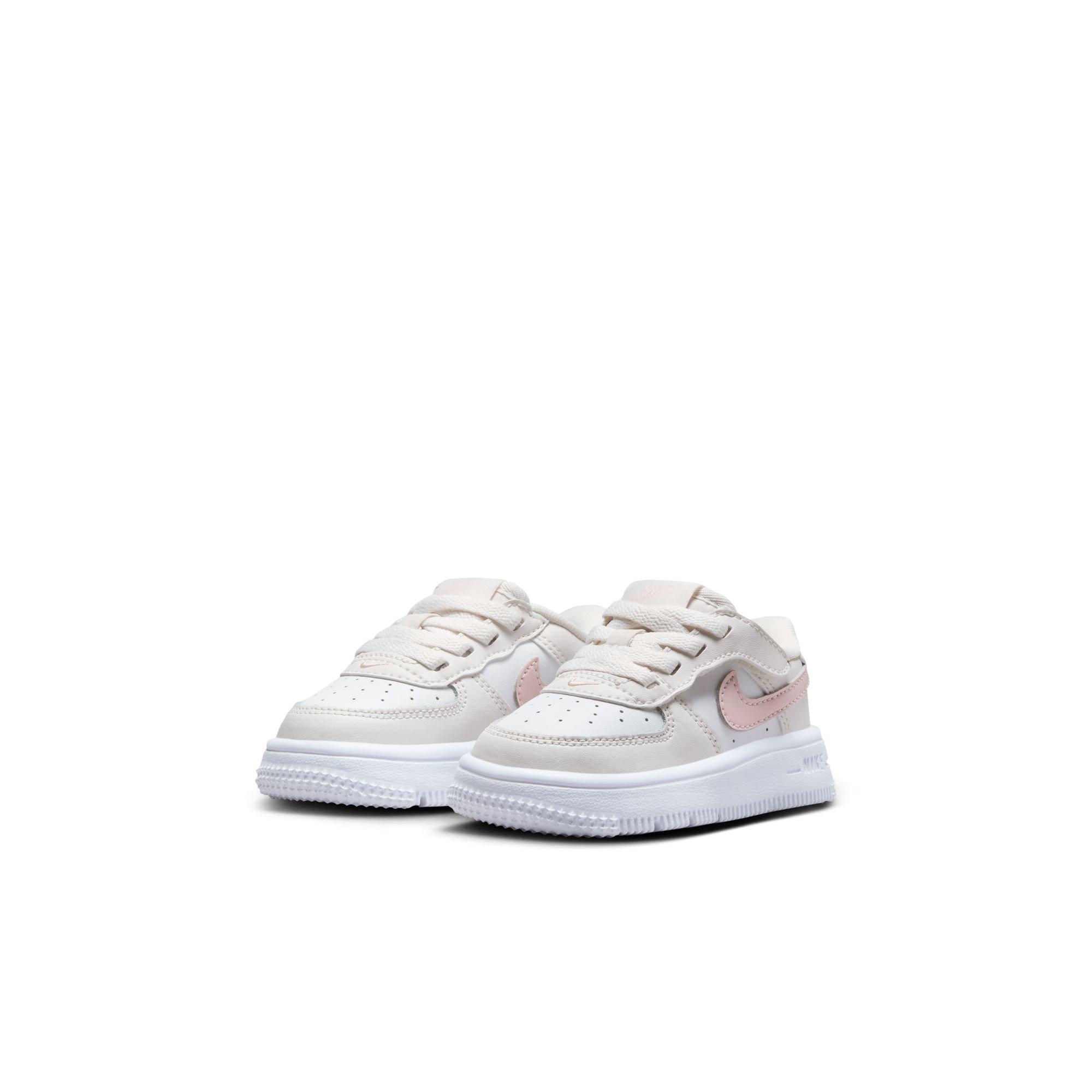 Nike Air Force 1 Low EasyOn Toddler Girls' "Phantom/Echo Pink/Summit White" Shoe