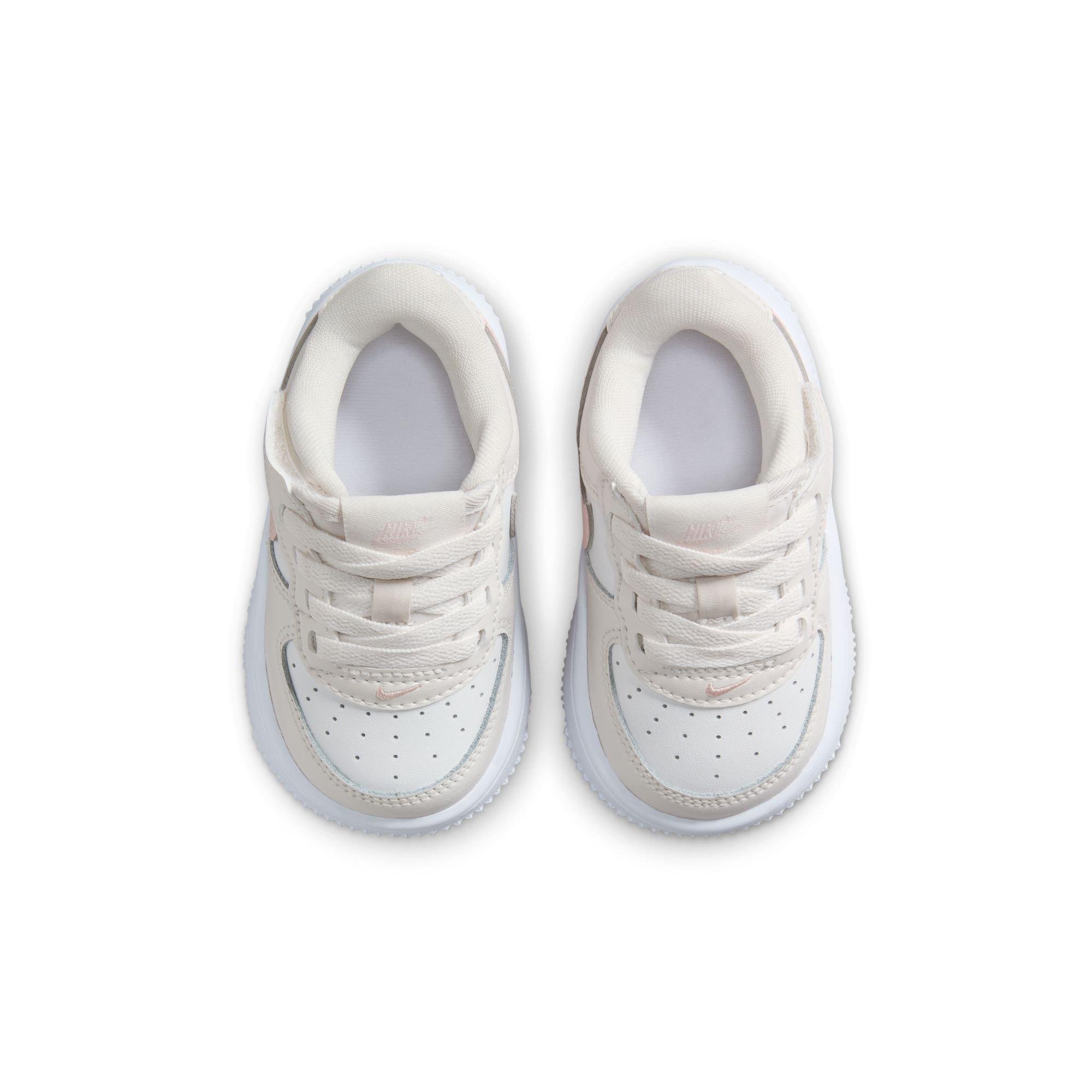 Nike Air Force 1 Low EasyOn Toddler Girls' "Phantom/Echo Pink/Summit White" Shoe