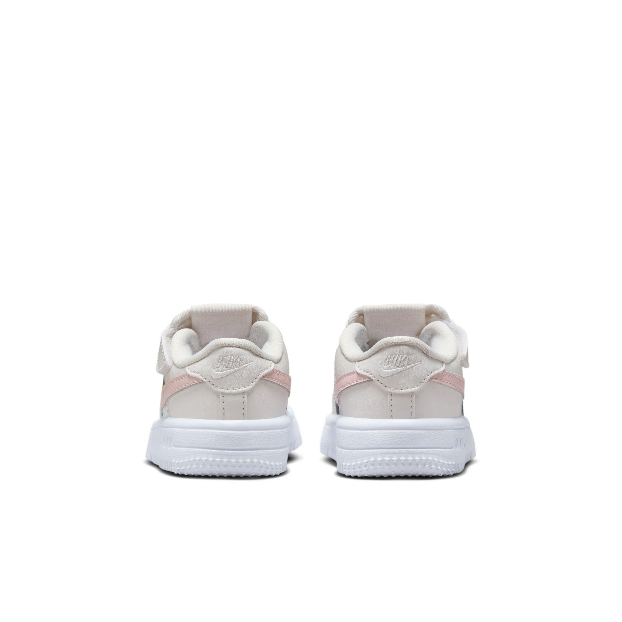 Nike Air Force 1 Low EasyOn Toddler Girls' "Phantom/Echo Pink/Summit White" Shoe