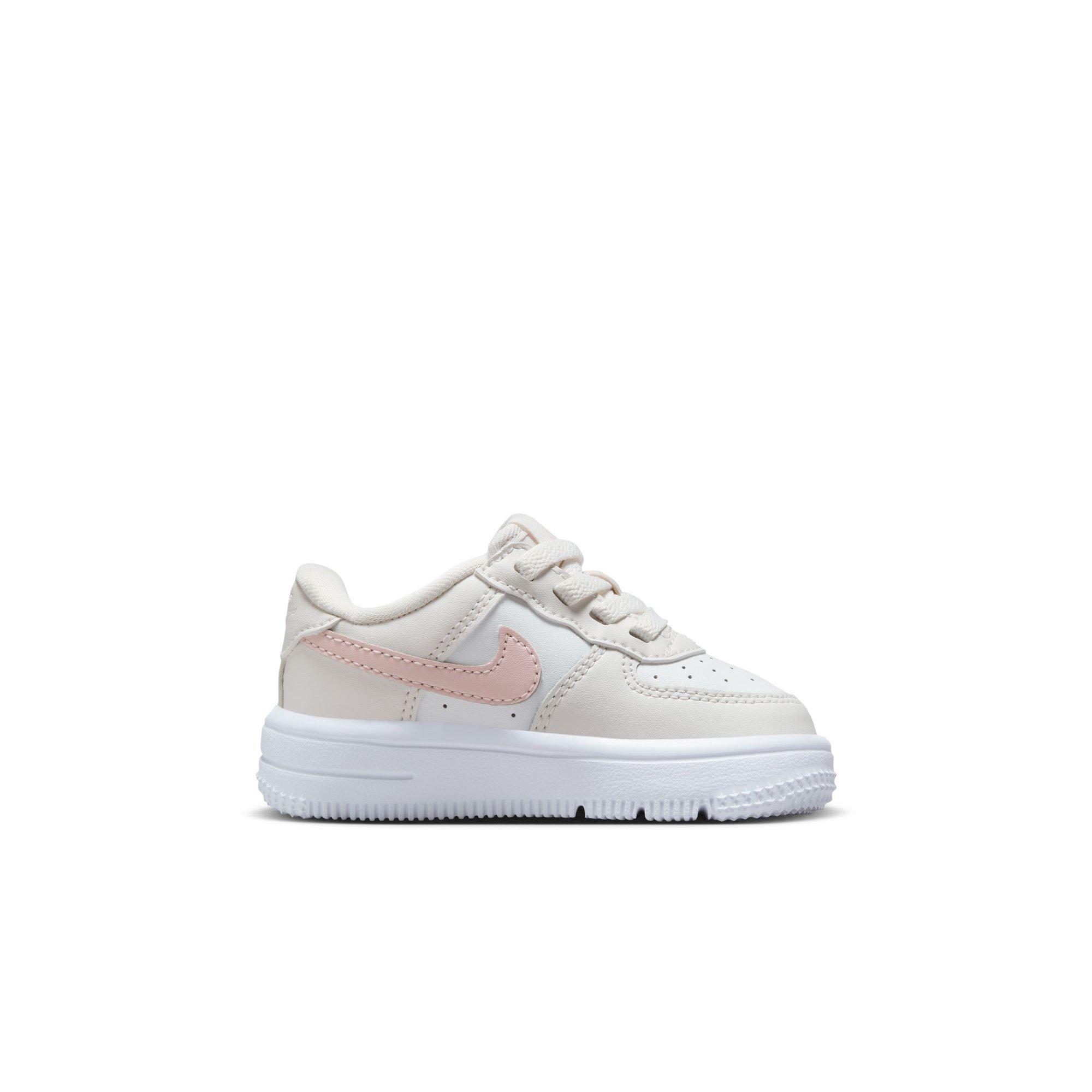 Nike Air Force 1 Low EasyOn Toddler Girls' "Phantom/Echo Pink/Summit White" Shoe