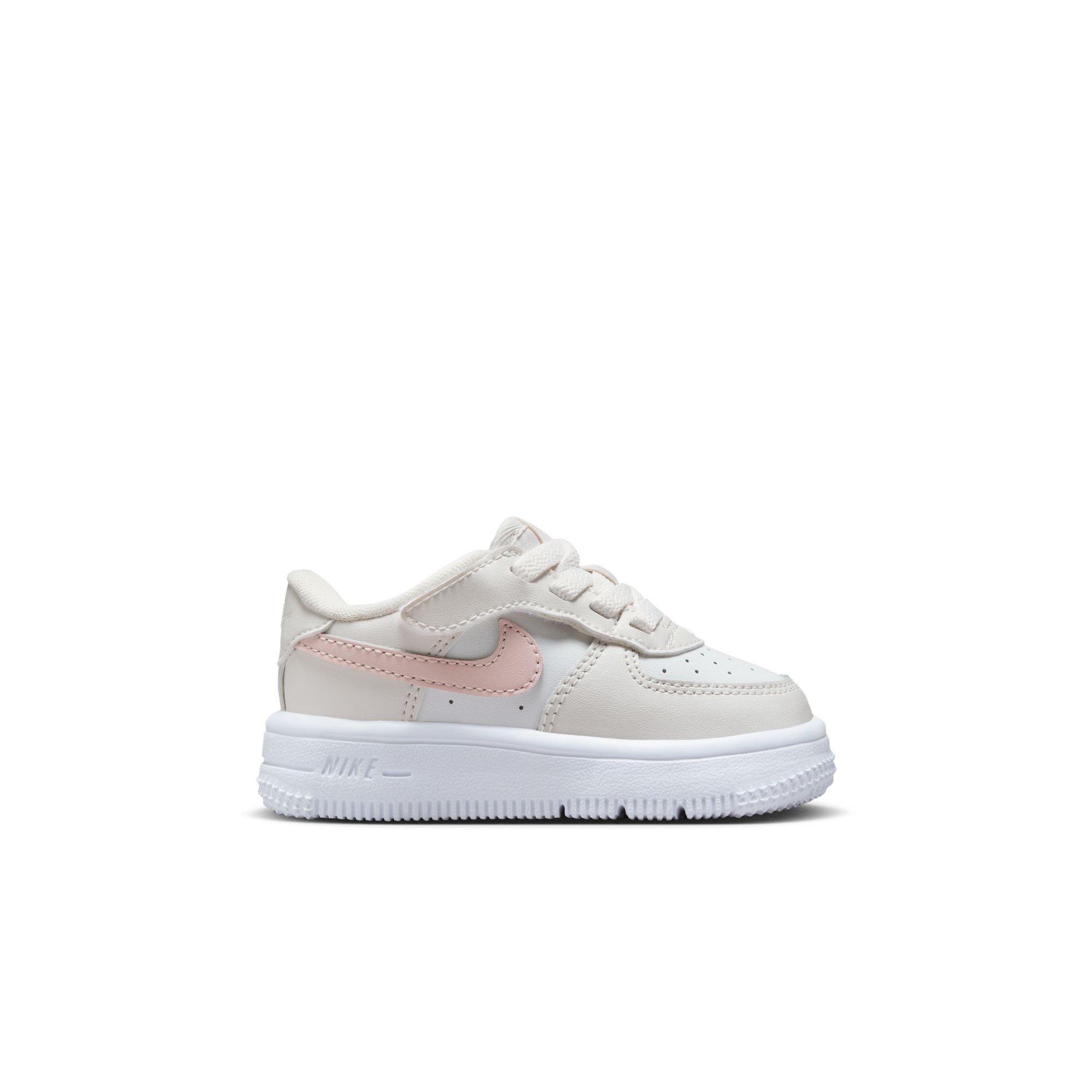 Nike Air Force 1 Low EasyOn "Phantom/Echo Pink/Summit White" Toddler Girls' Shoe