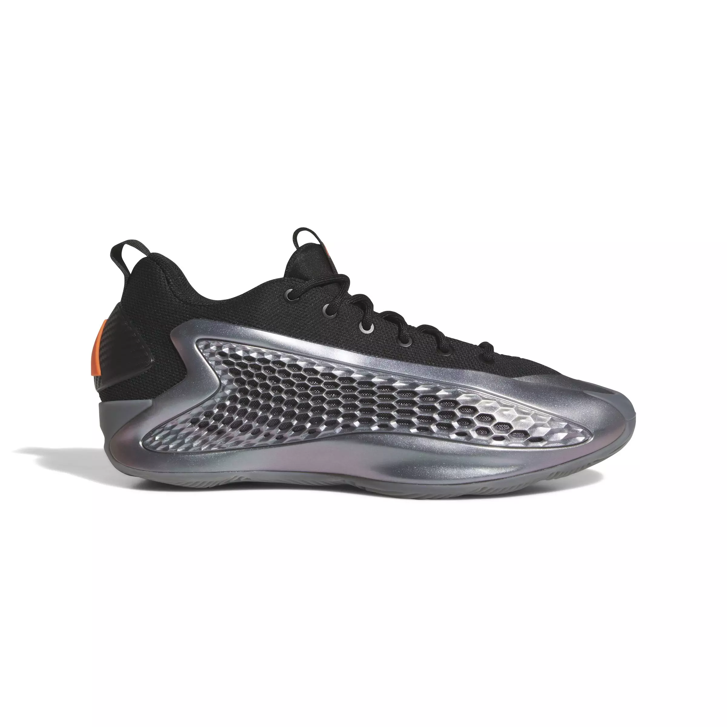 adidas Anthony Edwards 1 "Iron Metallic" Men's Basketball Shoe - IRON/BLACK/ORANGE