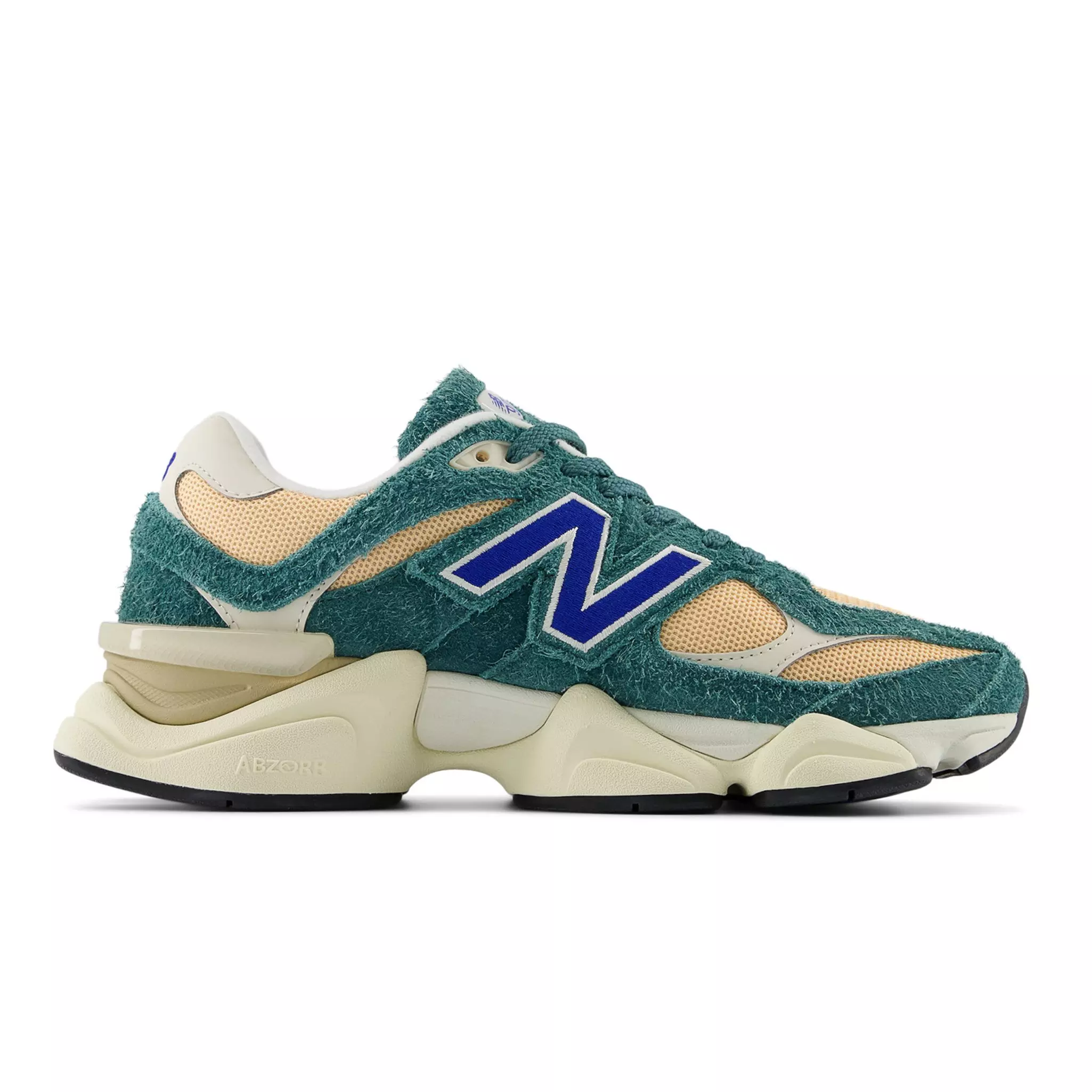 New Balance Men\'s 9060 Suede Mesh Sneakers Running Shoes Blue Tan Size 7.5 New Balance X Bodega 9060 Age of Discovery Blue Tan Brown  main image 2