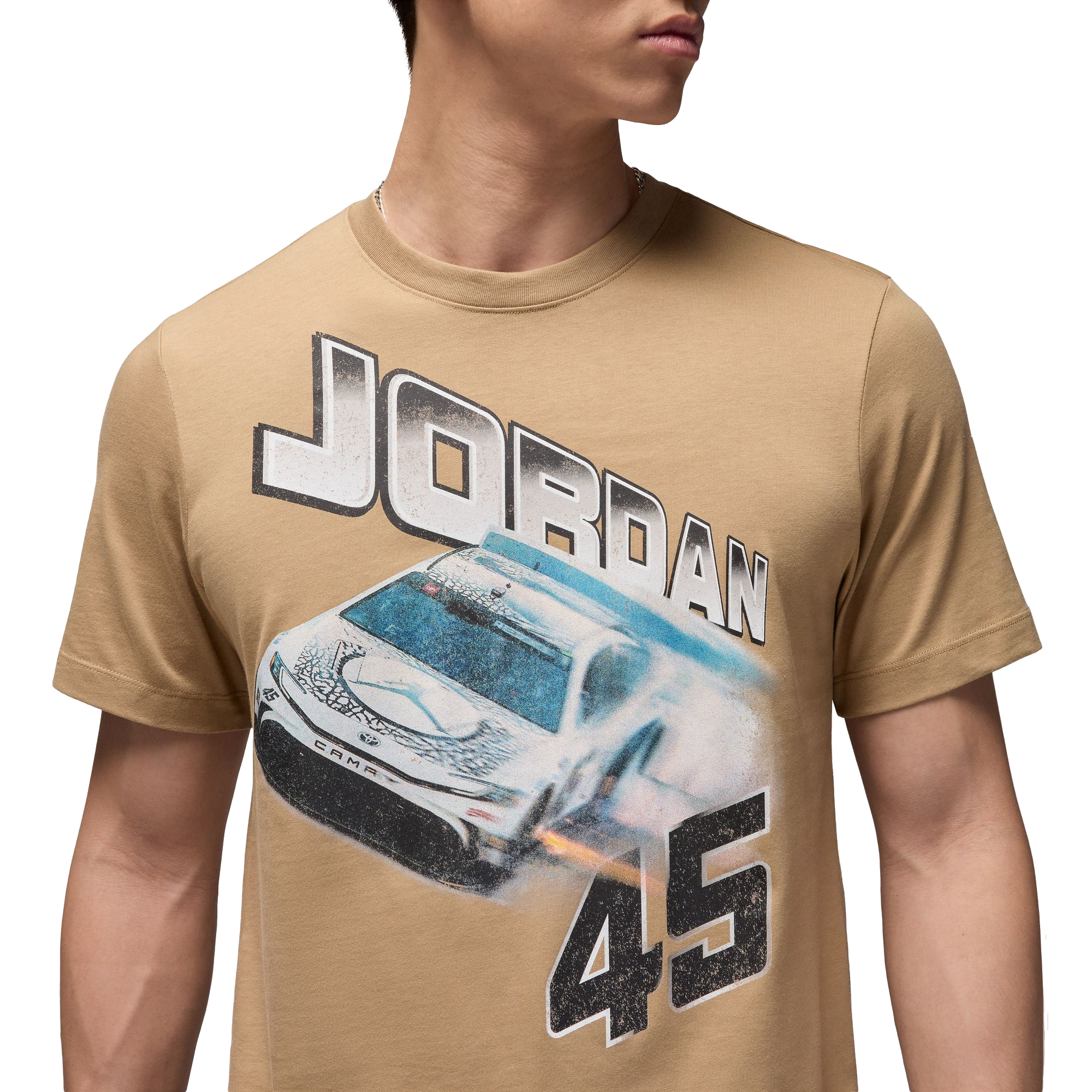Jordan Men's Brand Tee - Tan - TAN Thumbnail View 4