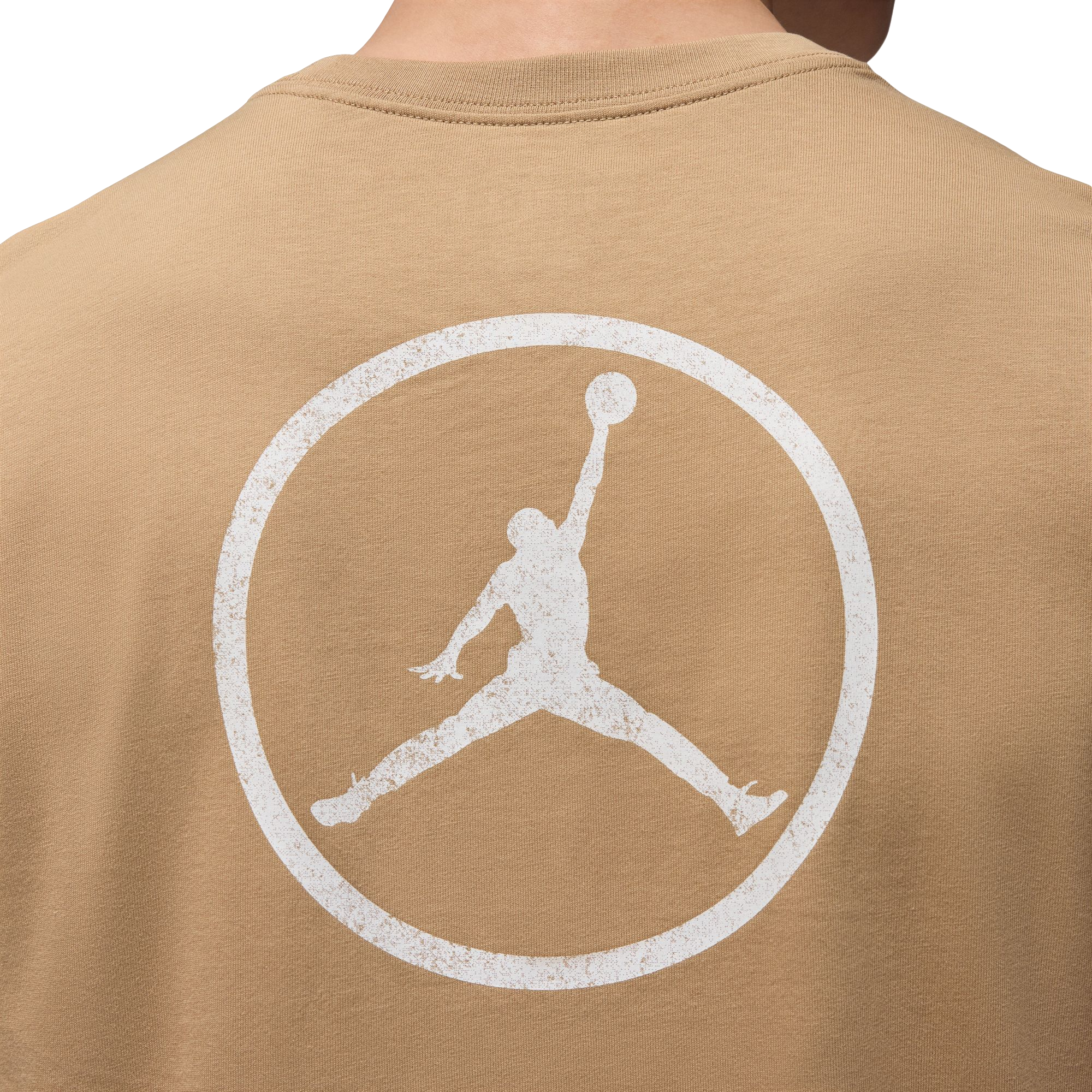 Jordan Men's Brand Tee - TAN Thumbnail View 5