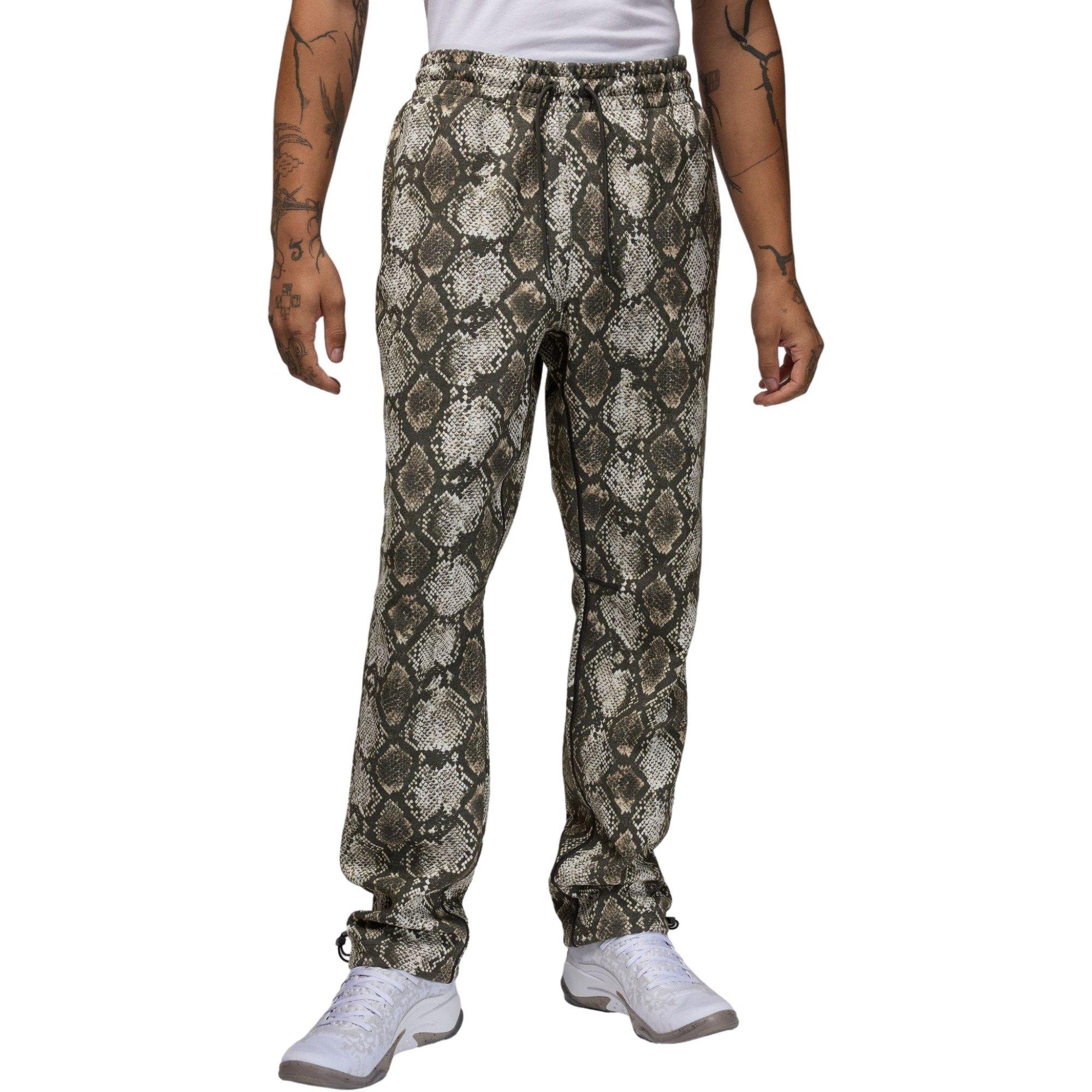 Jordan Men's Sport Dri-FIT Printed Fleece Pants - SAIL Thumbnail View 1