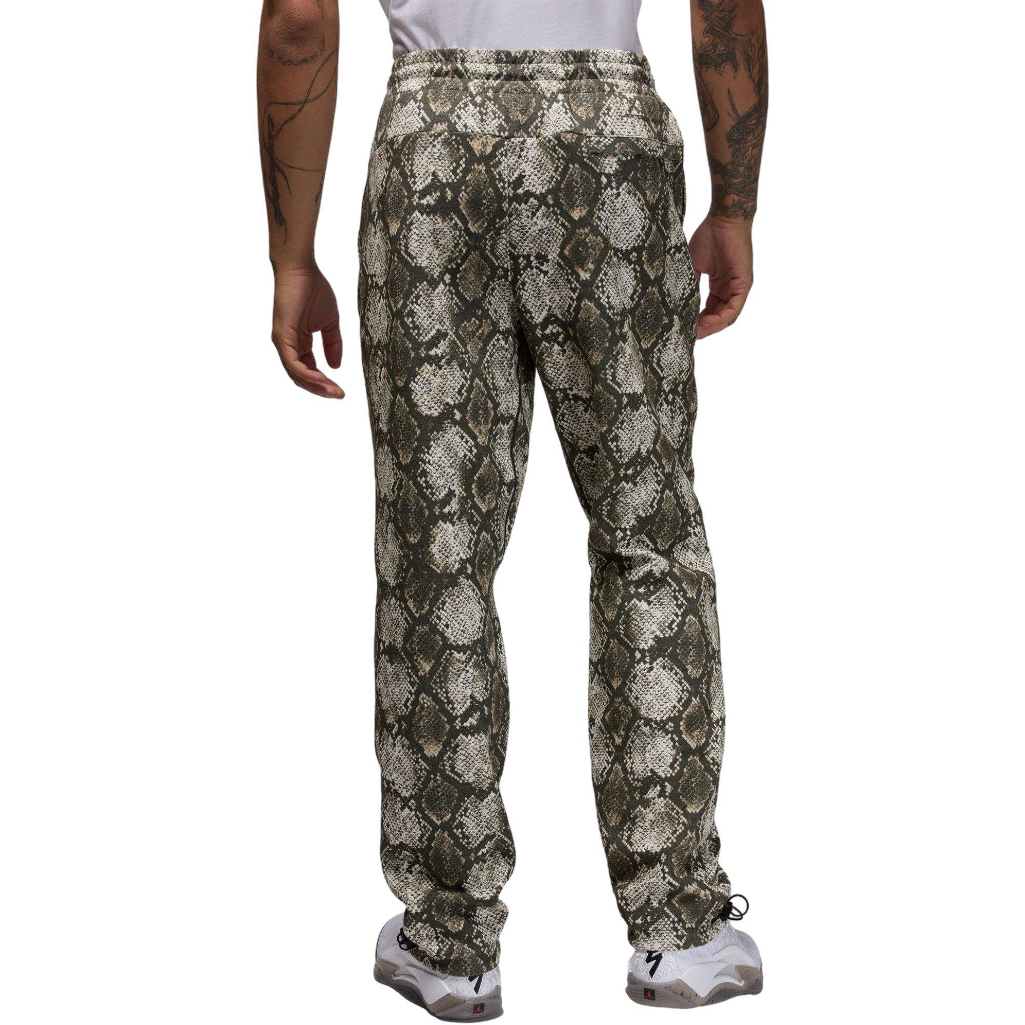 Jordan Men's Sport Dri-FIT Printed Fleece Pants - SAIL Thumbnail View 2