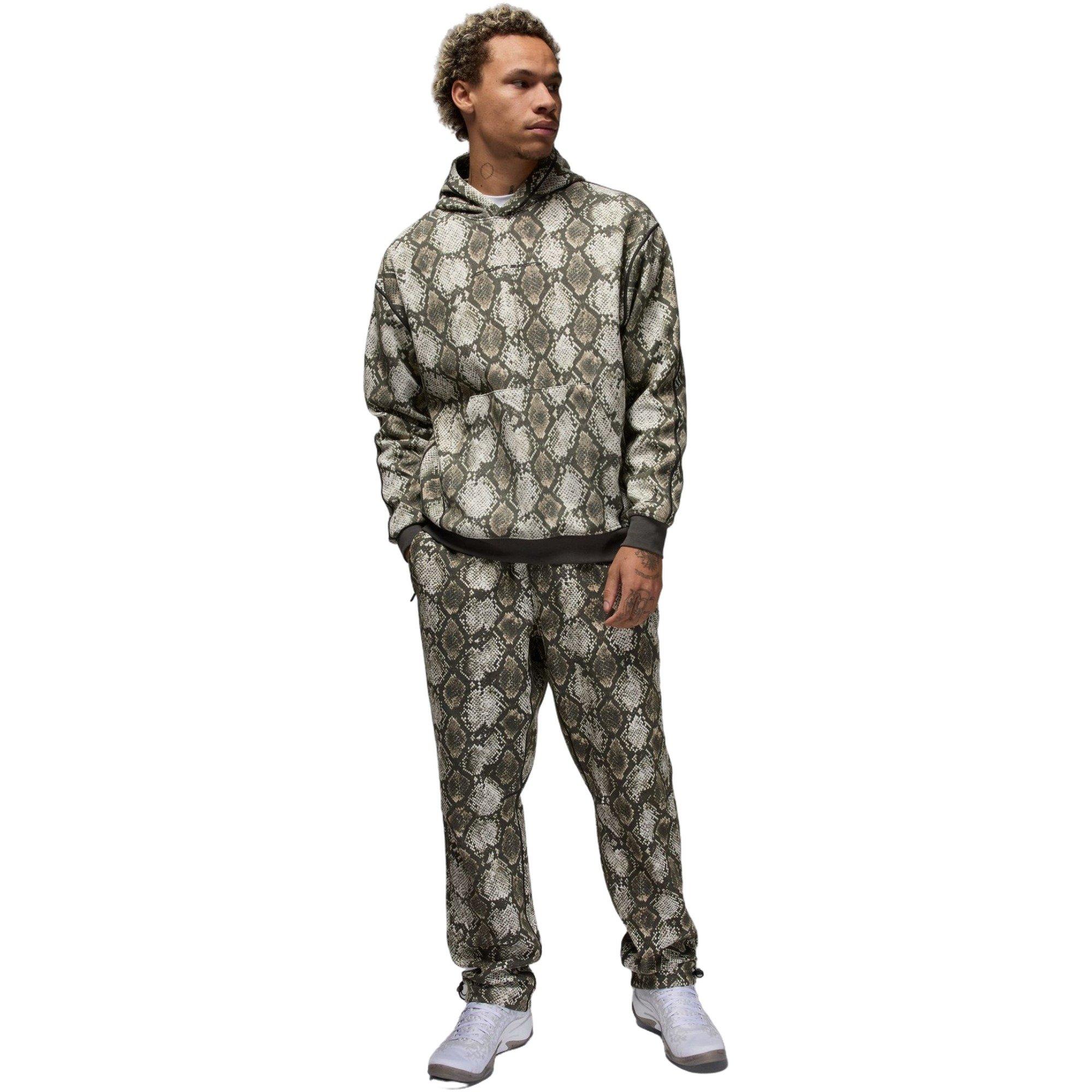 Jordan Men's Sport Dri-FIT Printed Fleece Pants - SAIL Thumbnail View 6