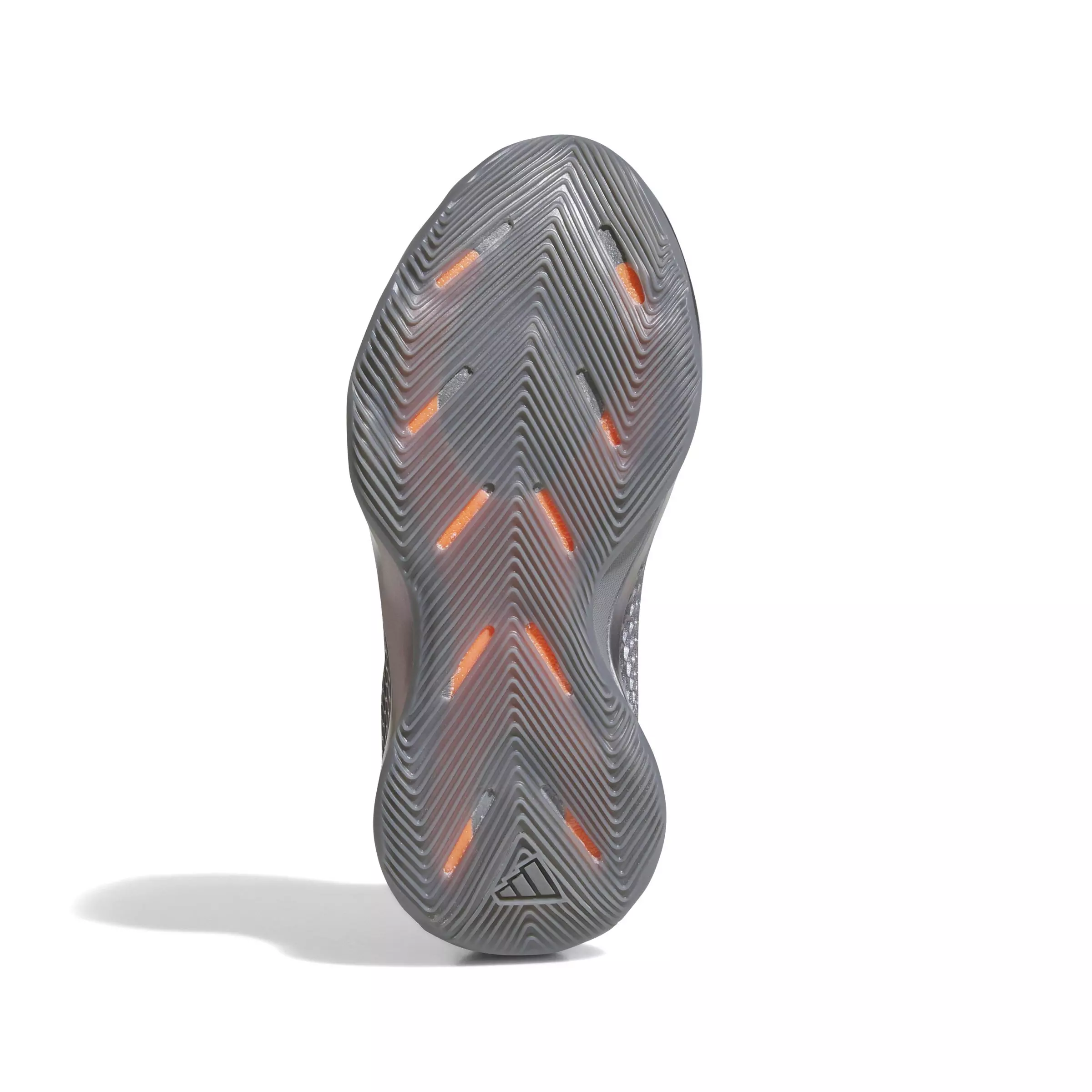 adidas Anthony Edwards 1 "Iron Metallic" Grade School Kids' Basketball Shoe - IRON/BLACK/ORANGE