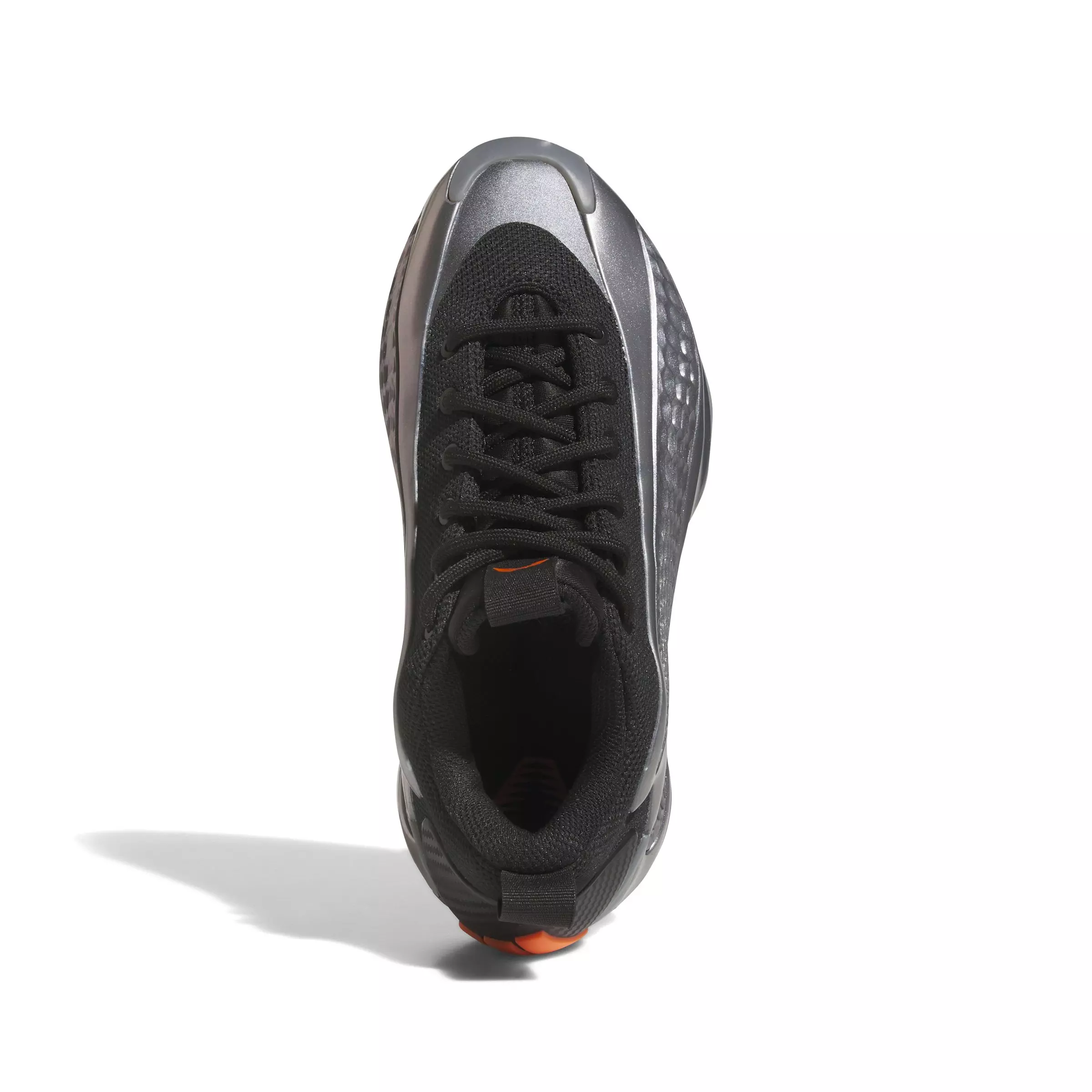 adidas Anthony Edwards 1 "Iron Metallic" Grade School Kids' Basketball Shoe - IRON/BLACK/ORANGE