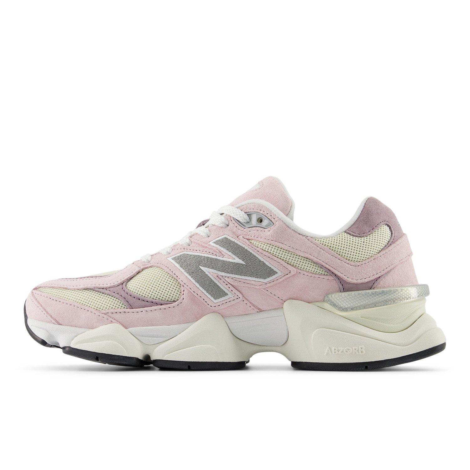 New Balance 9060 Unisex White/Pink/Silver Shoe