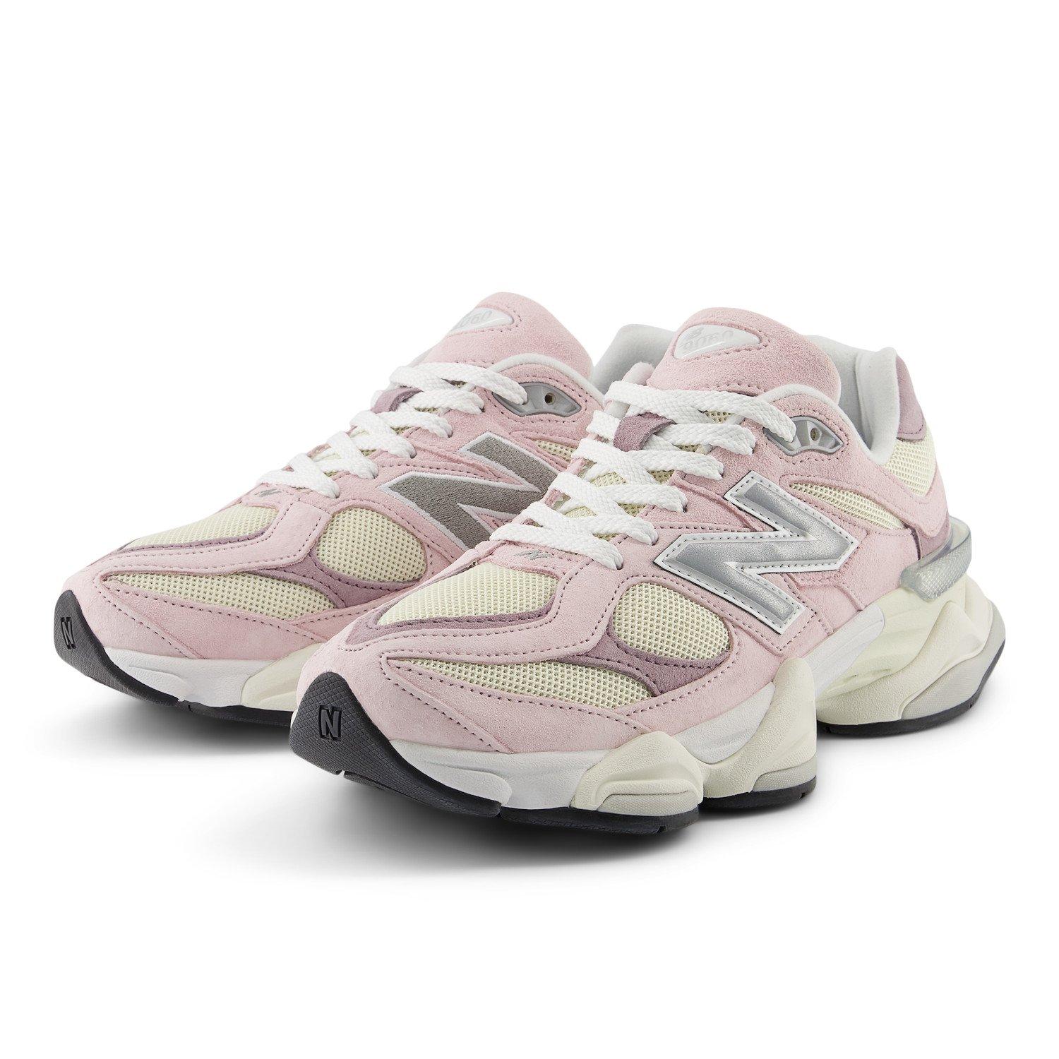 New Balance 9060 Unisex White/Pink/Silver Shoe