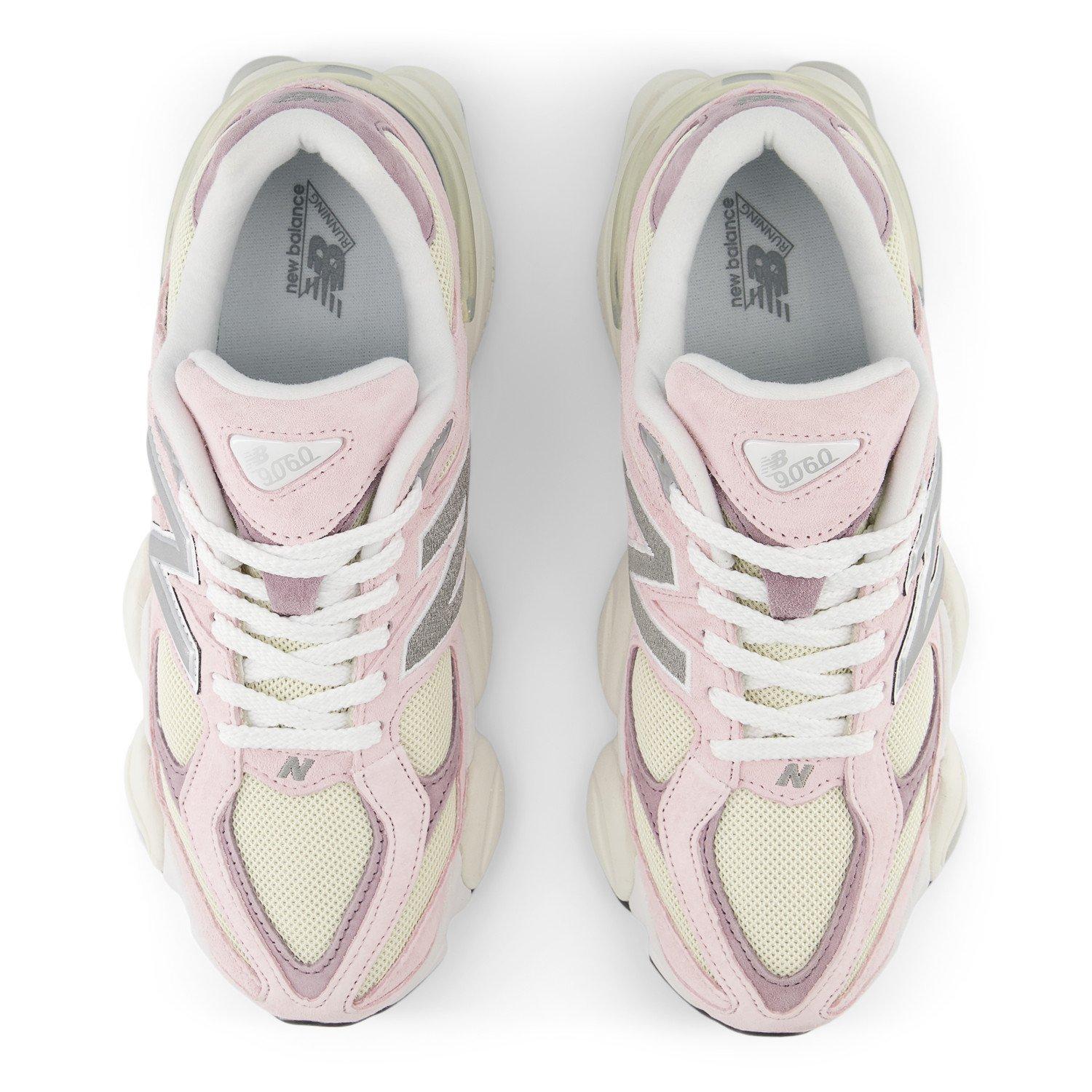 New Balance 9060 Unisex White/Pink/Silver Shoe