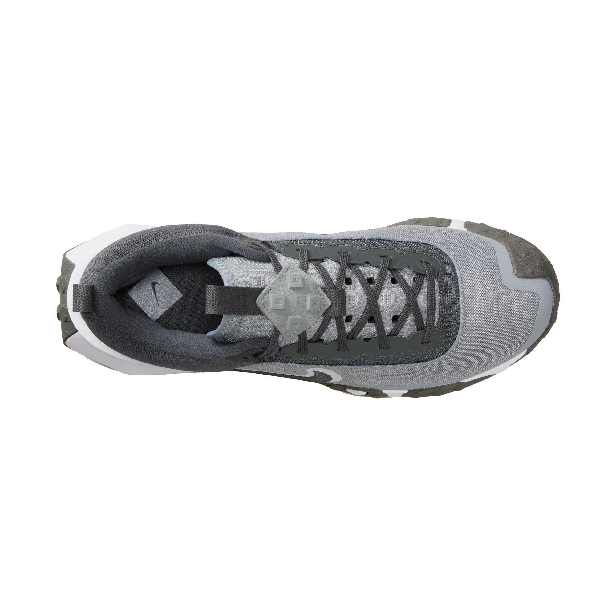 Nike Air Diamond Varsity Turf "Wolf Grey/Iron Grey/White" Men's Baseball Cleat - GREY/WHITE Thumbnail View 8