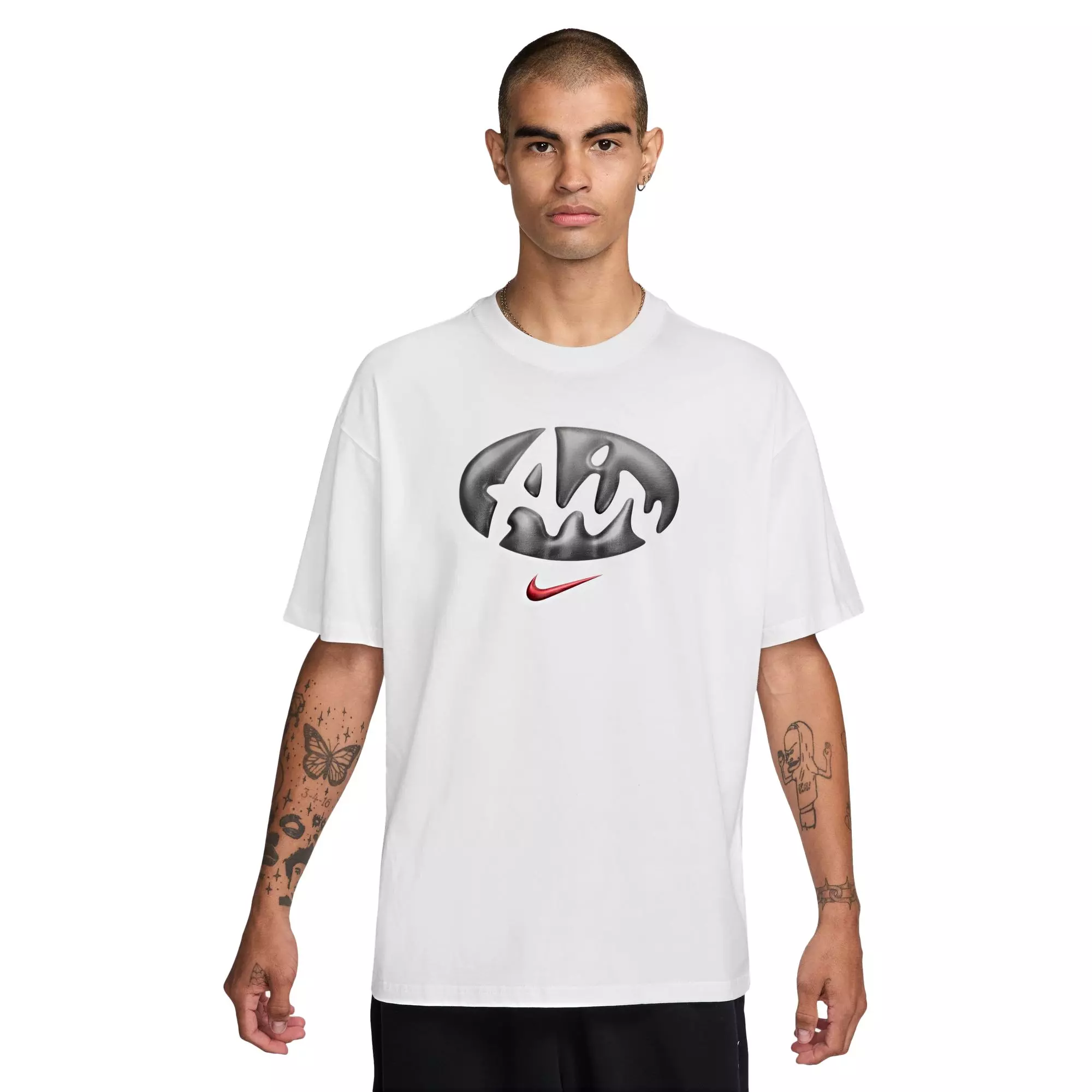 Nike Men's Sportswear M90 Tee-White - WHITE