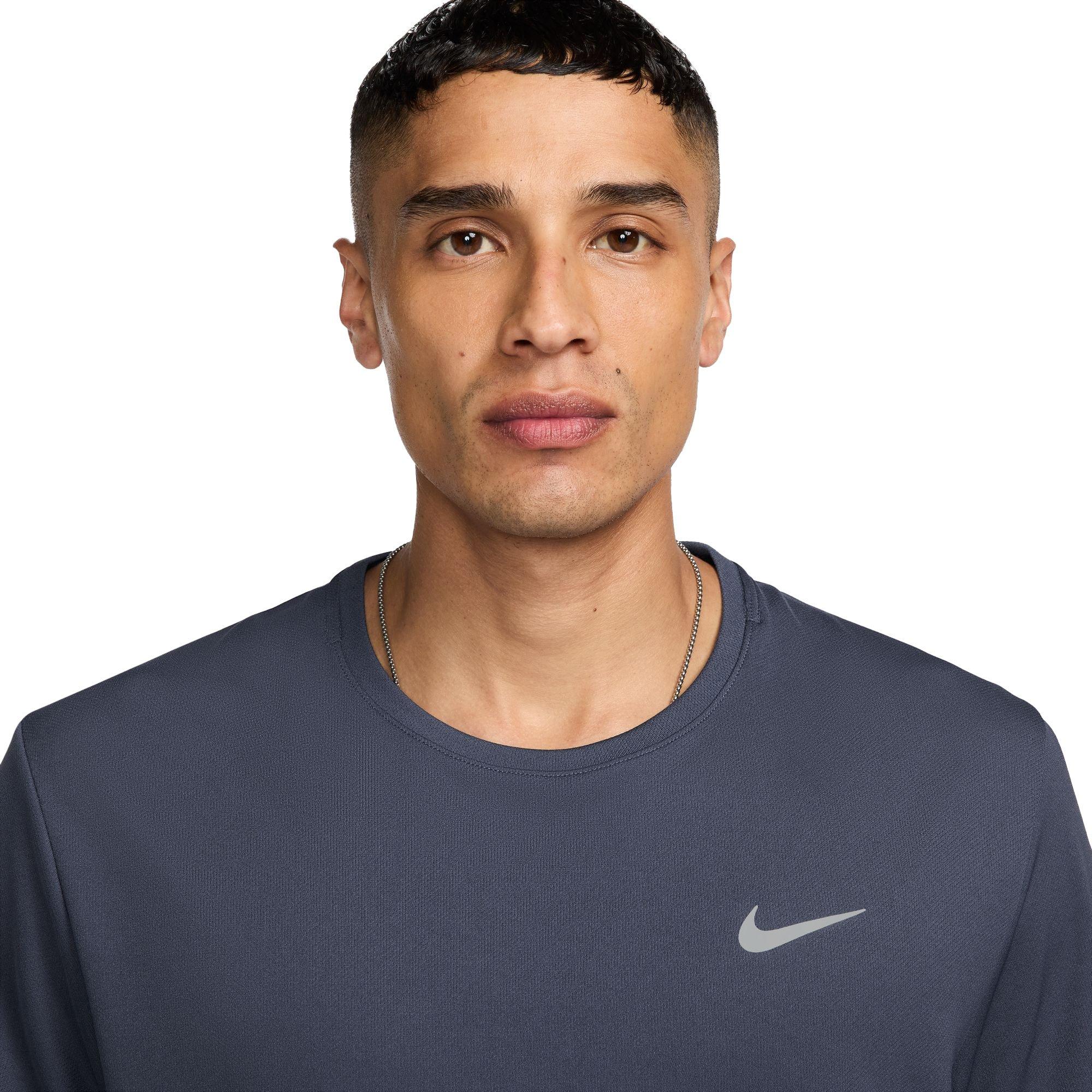 ★Nike★ Dry Fit UV Miler Short Sleeve Running Top M Bright Nike Miler Men's Dri-FIT UV Short-Sleeve Running Top. Nike.com